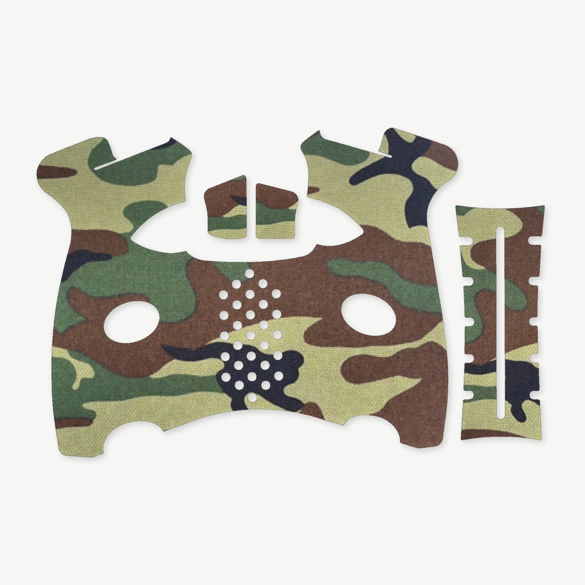 Grip Kit for FN 509M - die-cut Cordura 1000D kit pieces in M81 Woodland - Combat Textiles