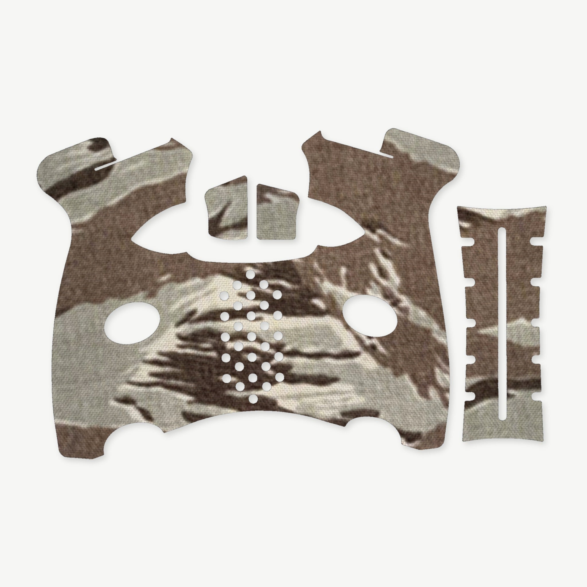 Grip Kit for FN 509M - die-cut Cordura 1000D kit pieces in Tiger Stripe (ABU) - Combat Textiles