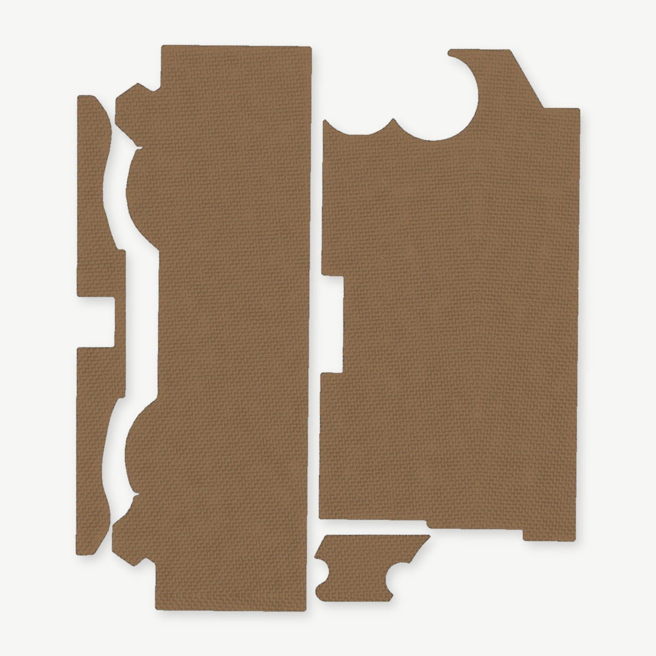 Light Wrap Kit for Streamlight TLR-1 HP-X - die-cut Cordura 1000D kit pieces in Coyote - Combat Textiles
