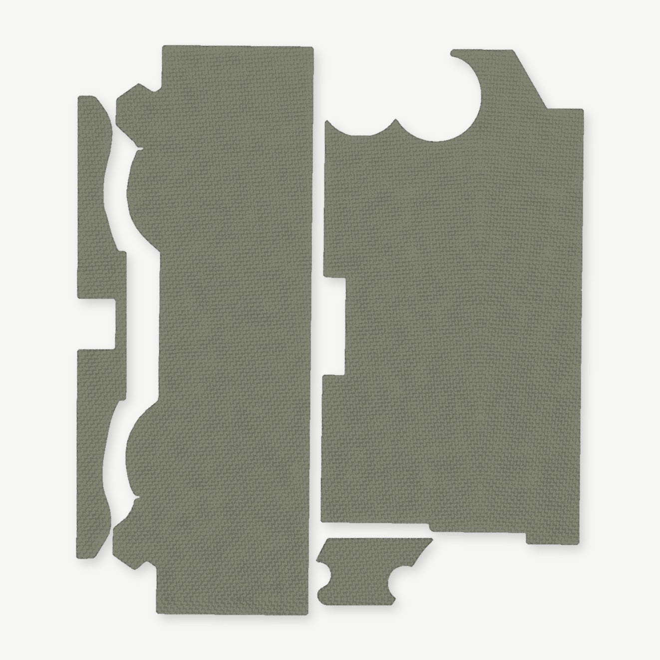 Light Wrap Kit for Streamlight TLR-1 HP-X - die-cut Cordura 1000D kit pieces in OD Green - Combat Textiles