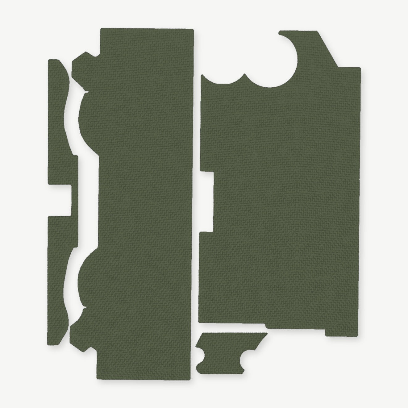 Light Wrap Kit for Streamlight TLR-1 HP-X - die-cut Cordura 1000D kit pieces in Ranger Green - Combat Textiles