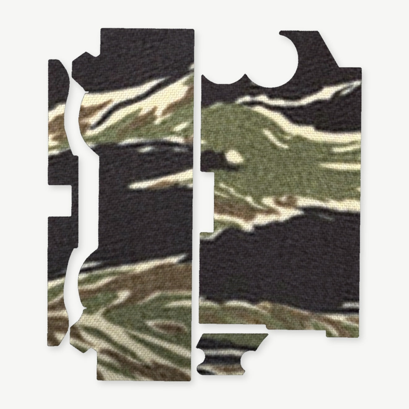 Light Wrap Kit for Streamlight TLR-1 HP-X - die-cut Cordura 1000D kit pieces in Tiger Stripe (Green/Black) - Combat Textiles