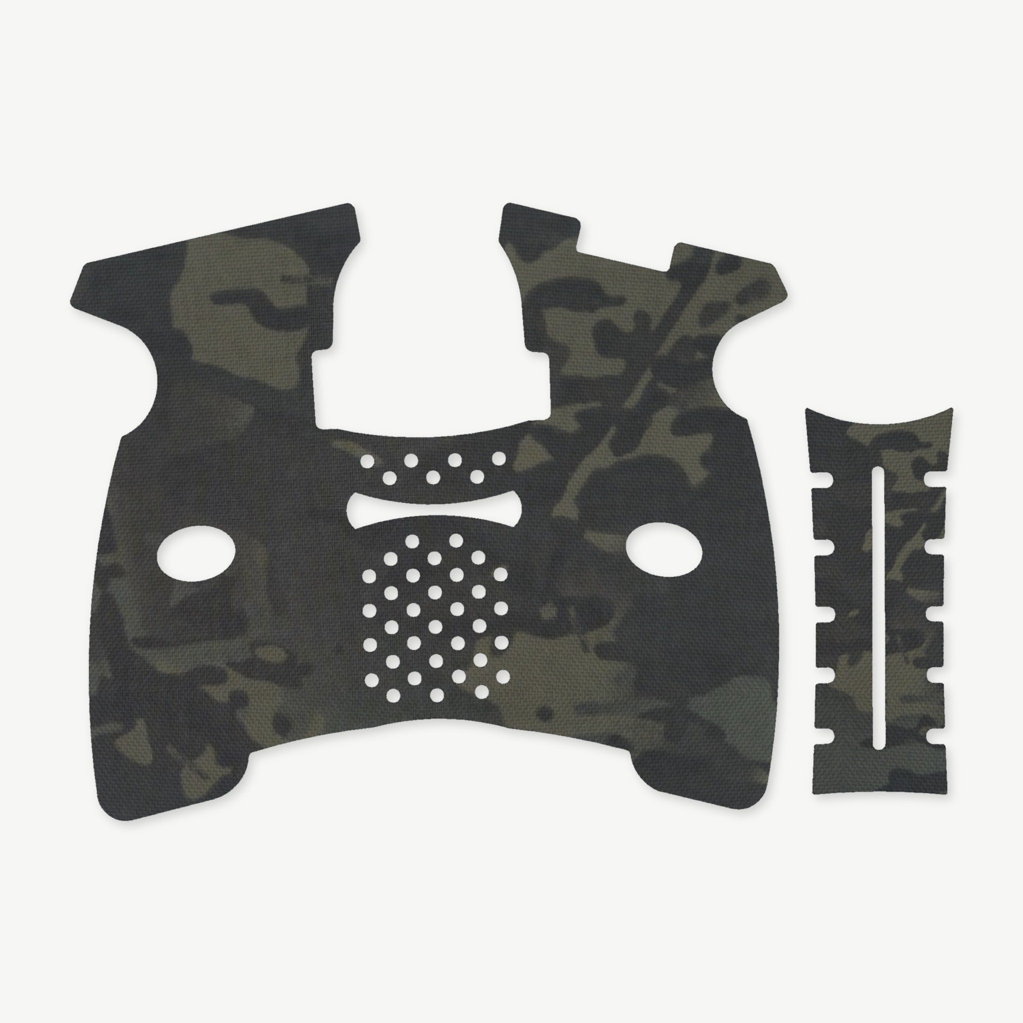 Grip Kit for FN 57 - die-cut Cordura 1000D kit pieces in MultiCam Black - Combat Textiles