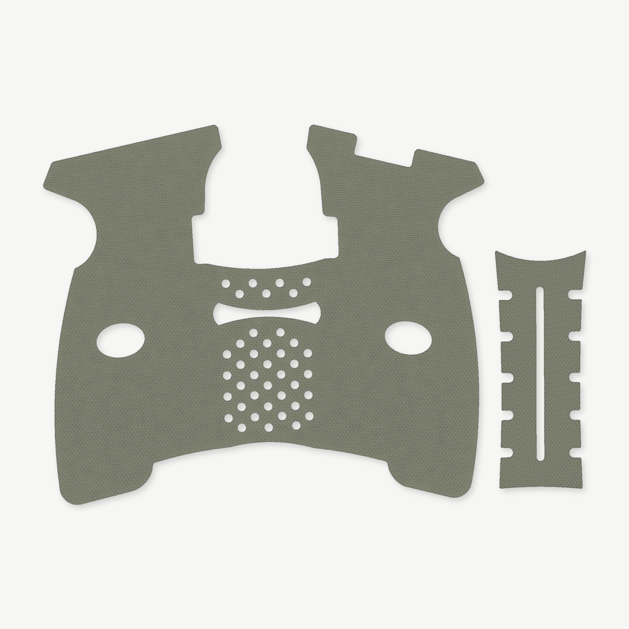 Grip Kit for FN 57 - die-cut Cordura 1000D kit pieces in OD Green - Combat Textiles