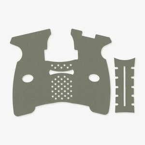 Grip Kit for FN 57 - die-cut Cordura 1000D kit pieces in OD Green - Combat Textiles