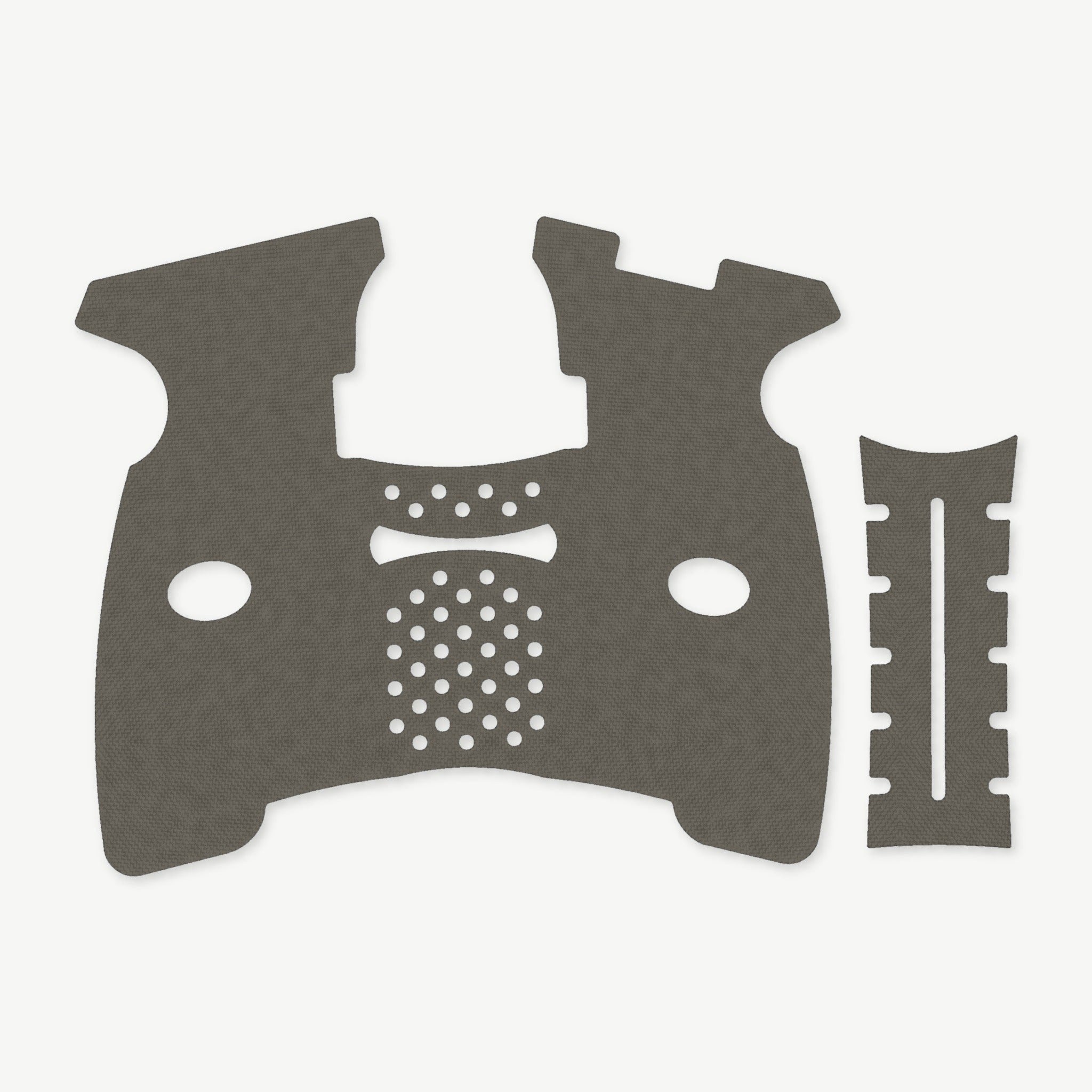 Grip Kit for FN 57 - die-cut Cordura 1000D kit pieces in Ranger Green - Combat Textiles