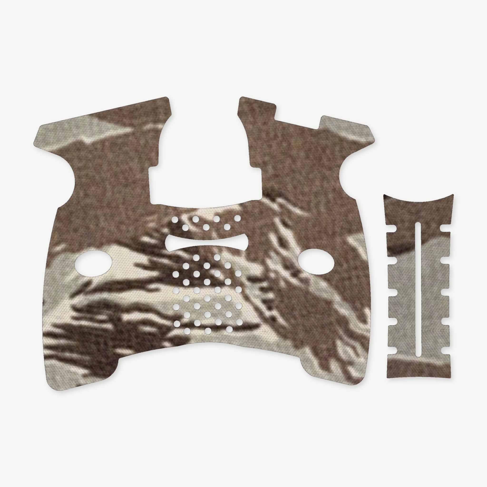 Grip Kit for FN 57 - die-cut Cordura 1000D kit pieces in Tiger Stripe (ABU) - Combat Textiles