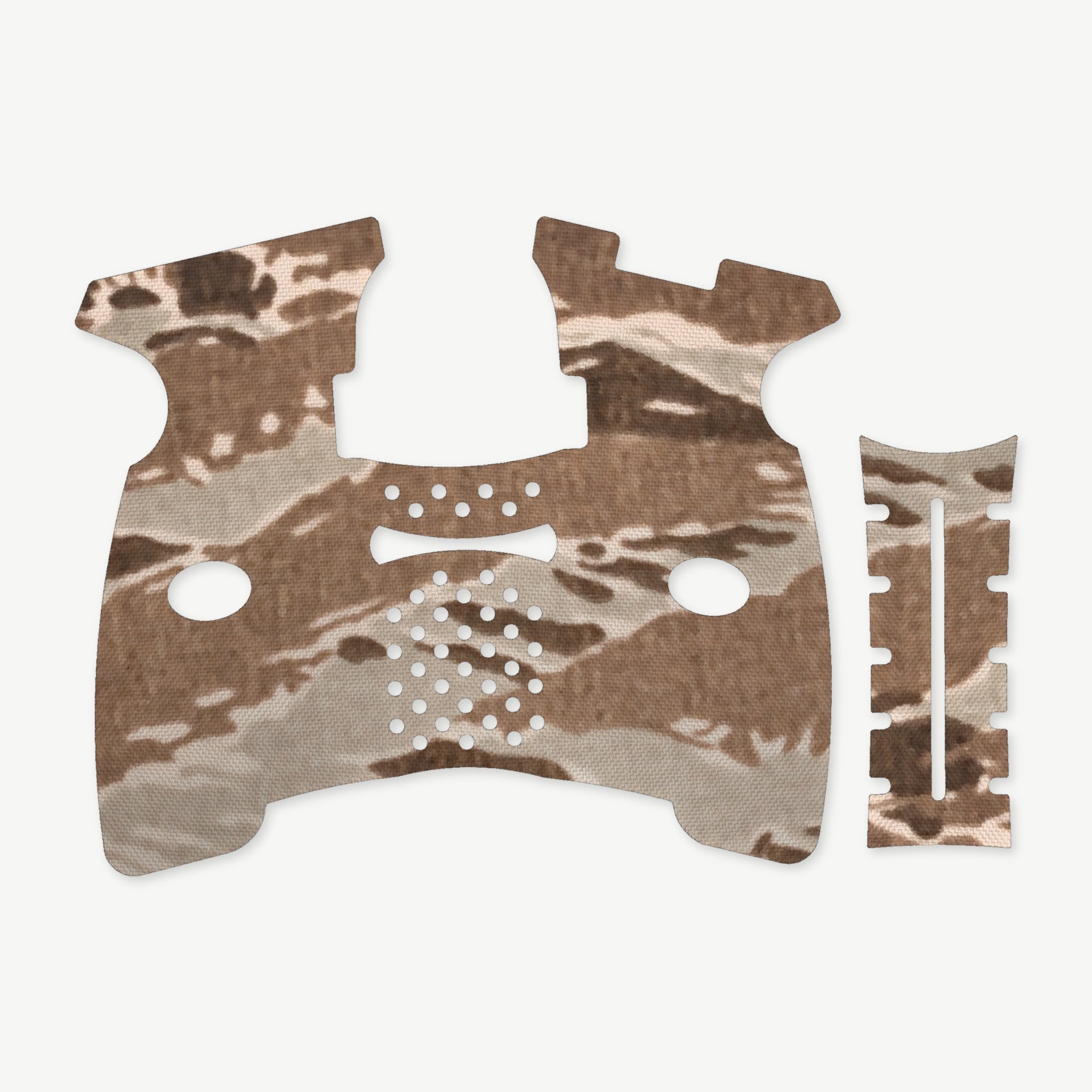 Grip Kit for FN 57 - die-cut Cordura 1000D kit pieces in Tiger Stripe (Desert) - Combat Textiles