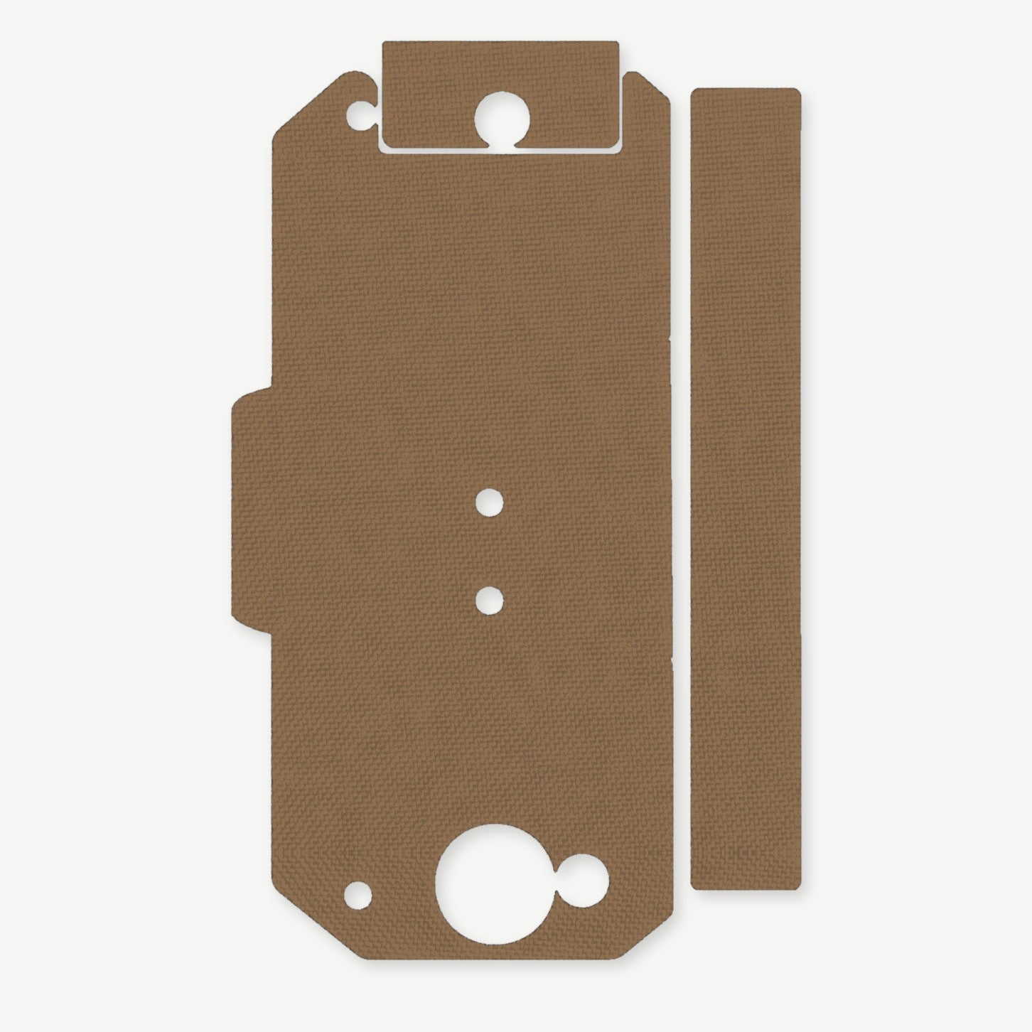 Light Wrap Kit for Streamlight TLR-2 / 2S / 2HL - die-cut Cordura 1000D kit pieces in Coyote - Combat Textiles