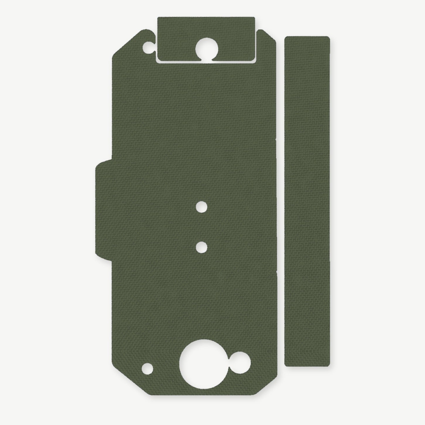 Light Wrap Kit for Streamlight TLR-2 / 2S / 2HL - die-cut Cordura 1000D kit pieces in Ranger Green - Combat Textiles