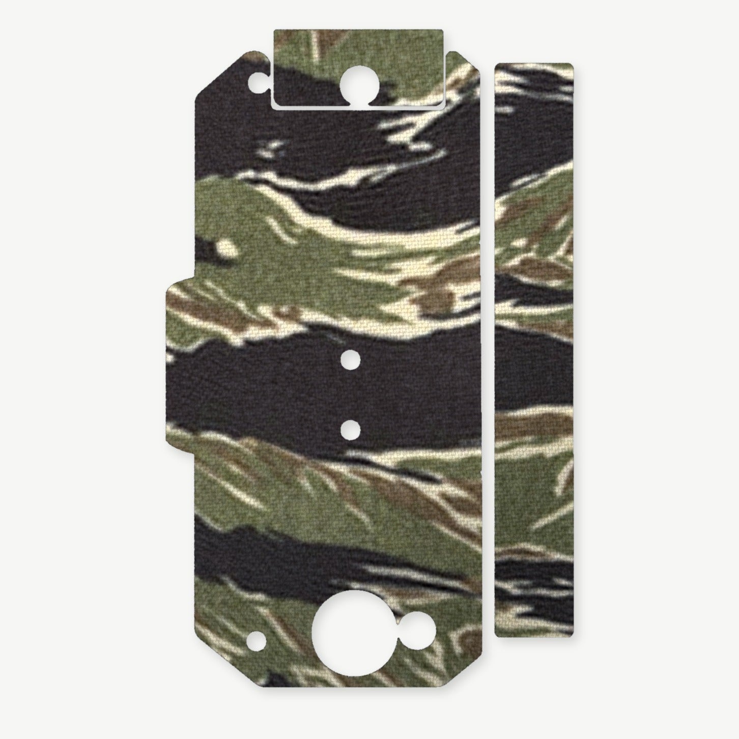 Light Wrap Kit for Streamlight TLR-2 / 2S / 2HL - die-cut Cordura 1000D kit pieces in Tiger Stripe (Green/Black) - Combat Textiles
