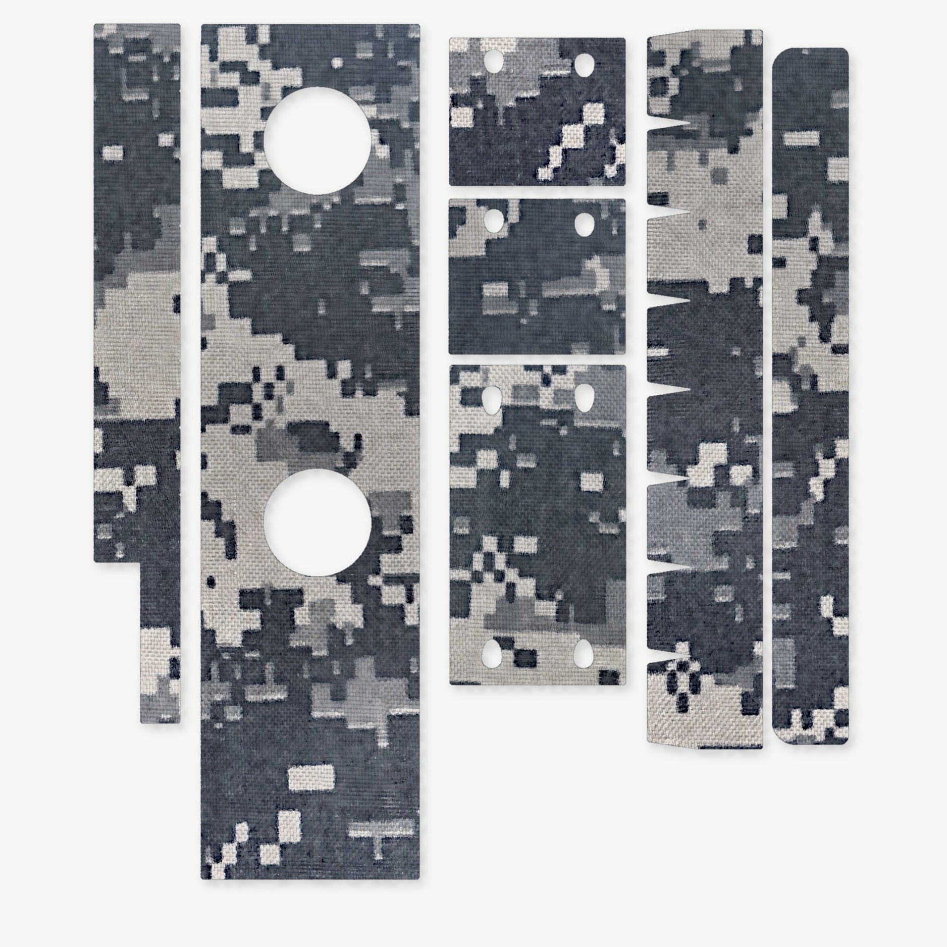 Optic Wrap Kit for Aimpoint PRO - die-cut Cordura 1000D kit pieces in ACU - Combat Textiles