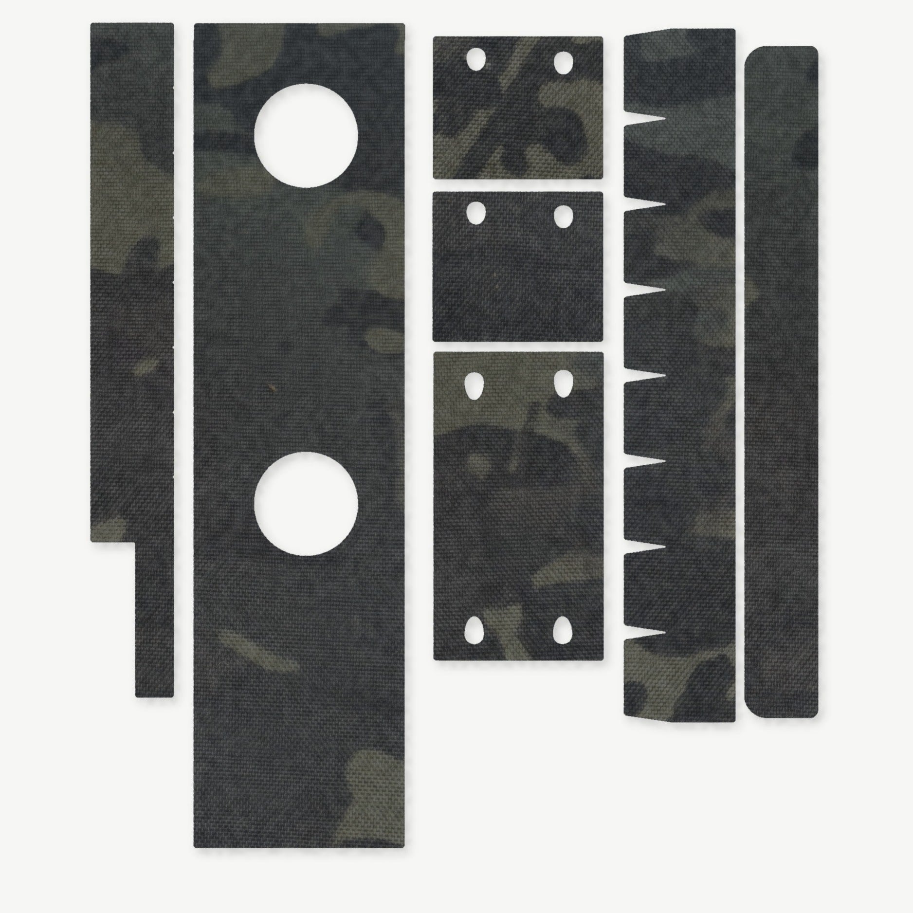 Optic Wrap Kit for Aimpoint PRO - die-cut Cordura 1000D kit pieces in MultiCam Black - Combat Textiles