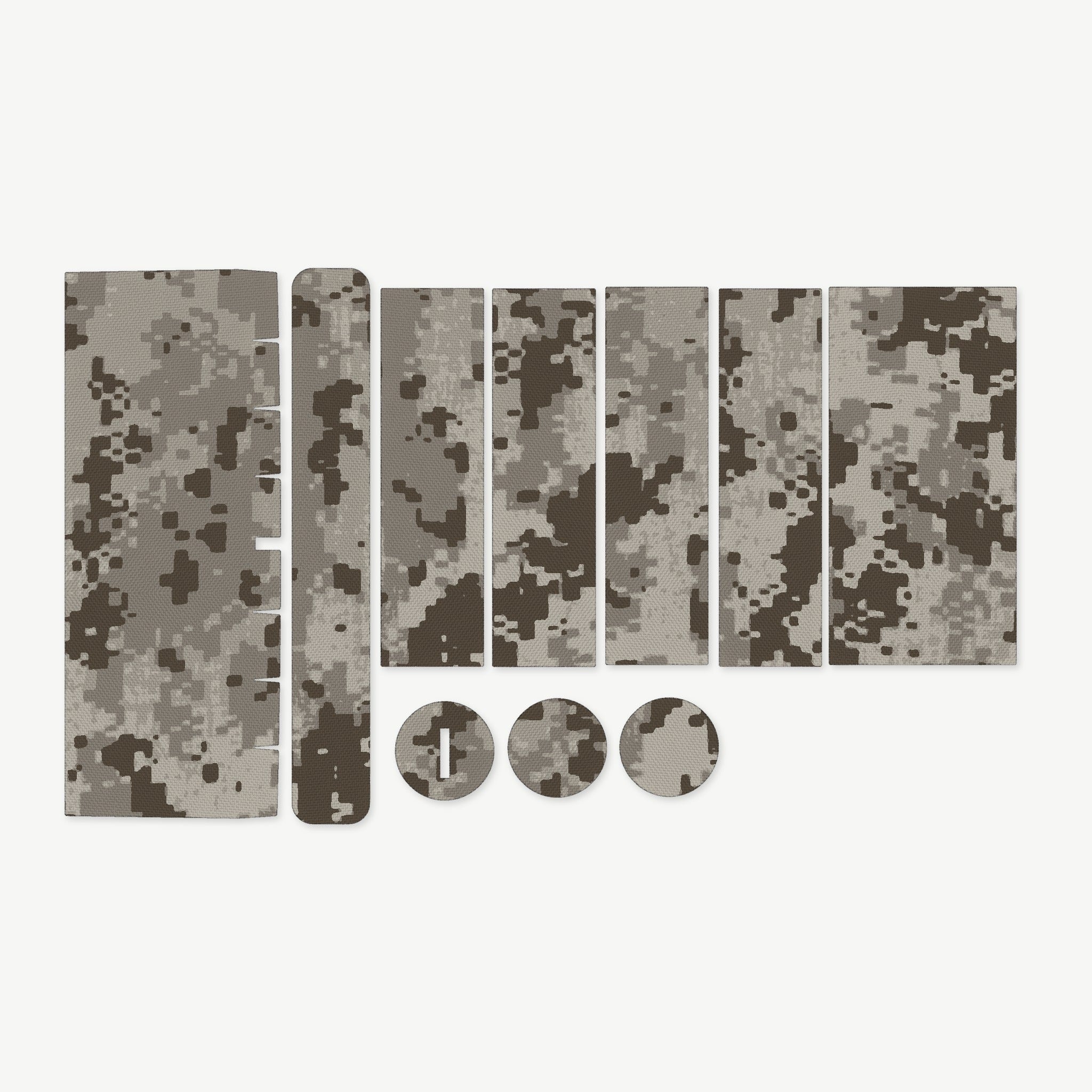 Optic Wrap Kit for Vortex Strike Eagle 1-6x24 - die-cut Cordura 1000D kit pieces in ACU (Desert) - Combat Textiles