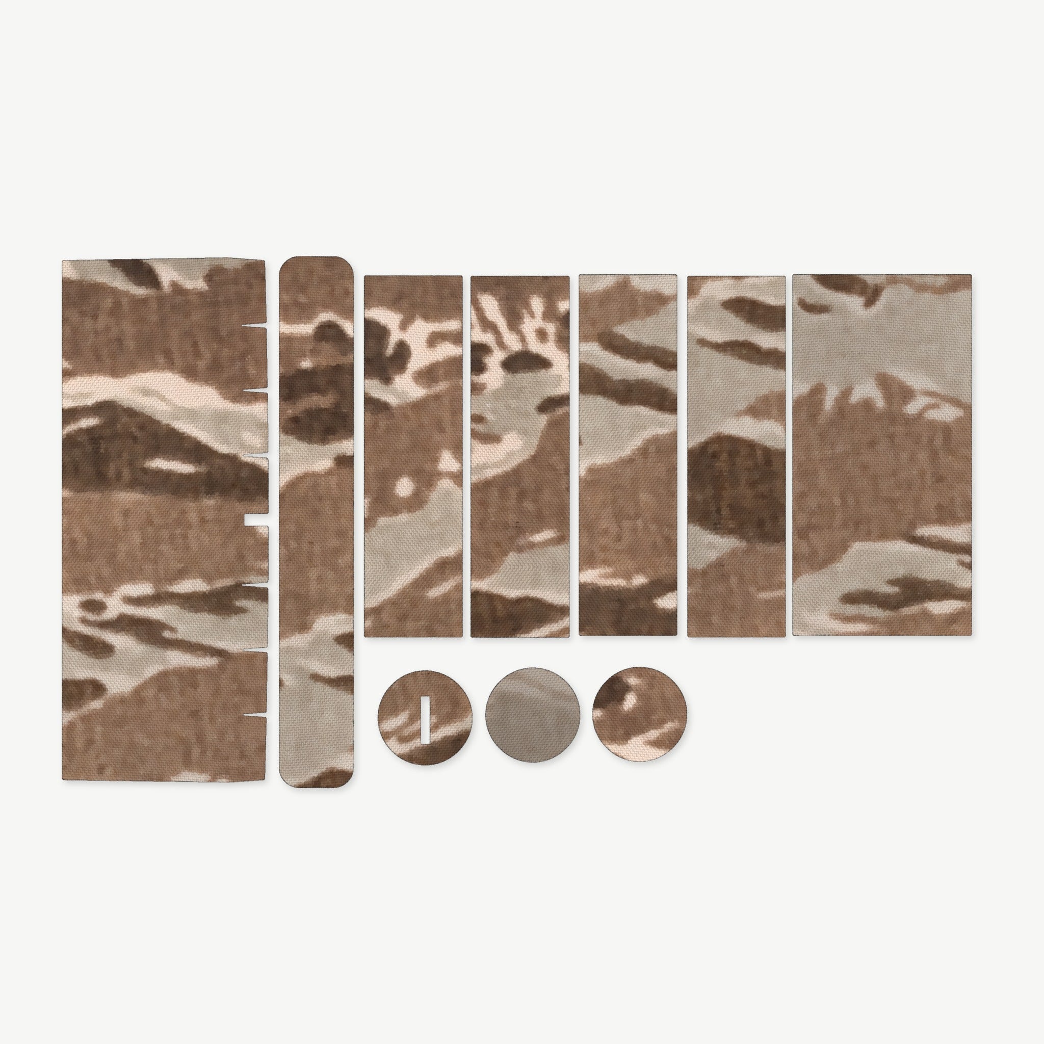 Optic Wrap Kit for Vortex Strike Eagle 1-6x24 - die-cut Cordura 1000D kit pieces in Tiger Stripe (Desert) - Combat Textiles