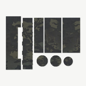 Optic Wrap Kit for SIG Tango-MSR 1-6x24 - die-cut Cordura 1000D kit pieces in MultiCam Black - Combat Textiles