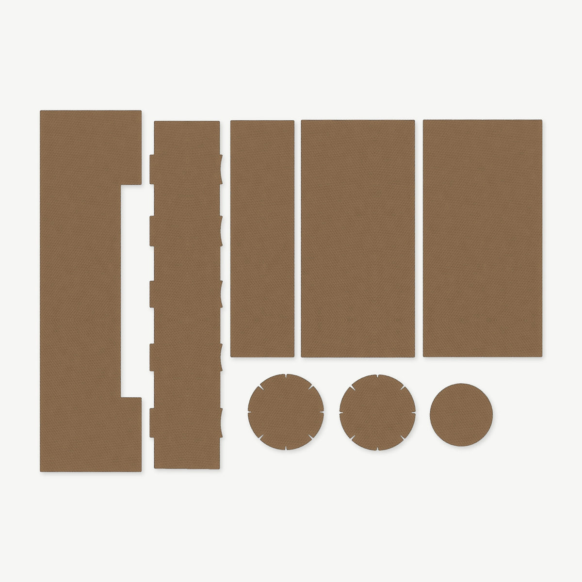 Optic Wrap Kit for SIG Tango-MSR 1-6x24 - die-cut Cordura 1000D kit pieces in Coyote - Combat Textiles