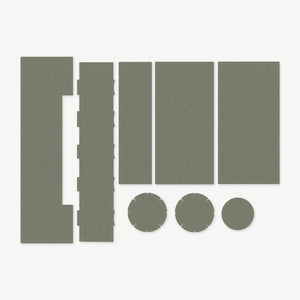 Optic Wrap Kit for SIG Tango-MSR 1-6x24 - die-cut Cordura 1000D kit pieces in OD Green - Combat Textiles