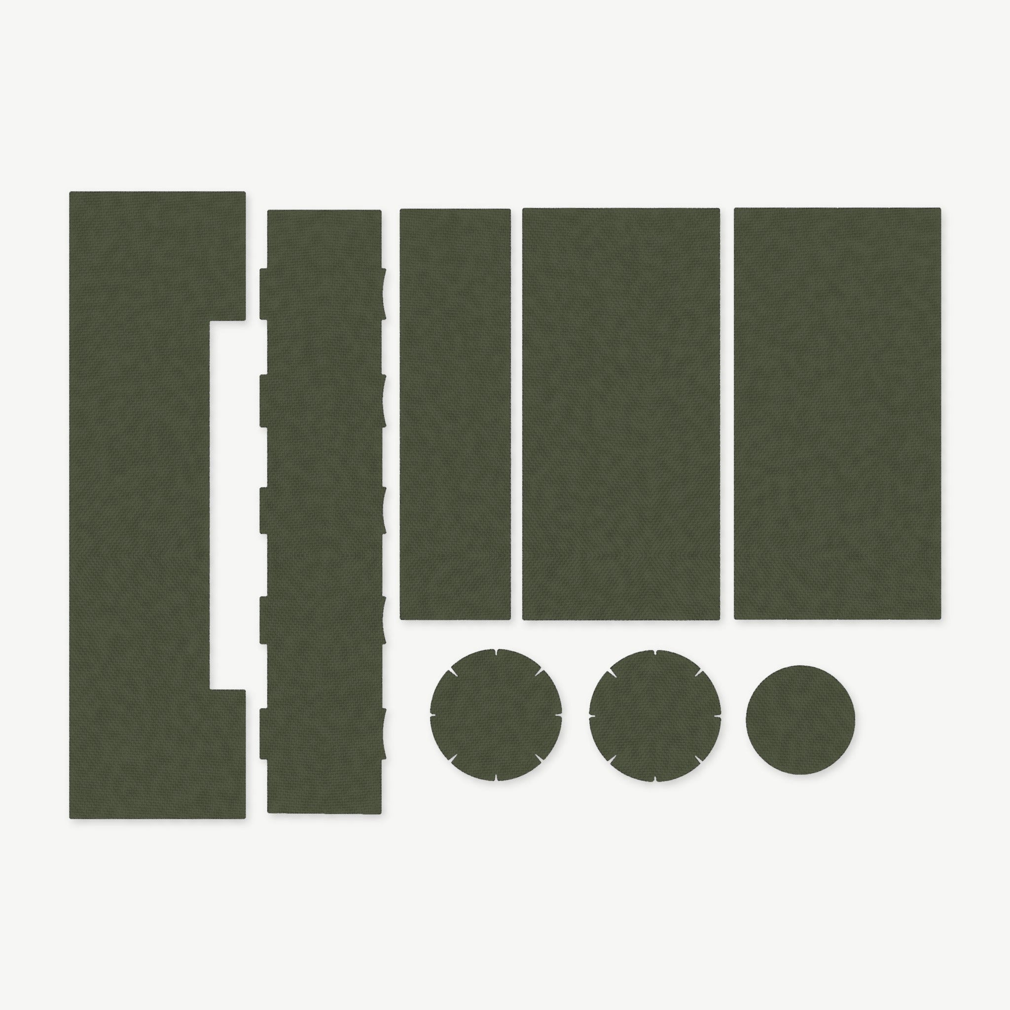 Optic Wrap Kit for SIG Tango-MSR 1-6x24 - die-cut Cordura 1000D kit pieces in OD Green - Combat Textiles