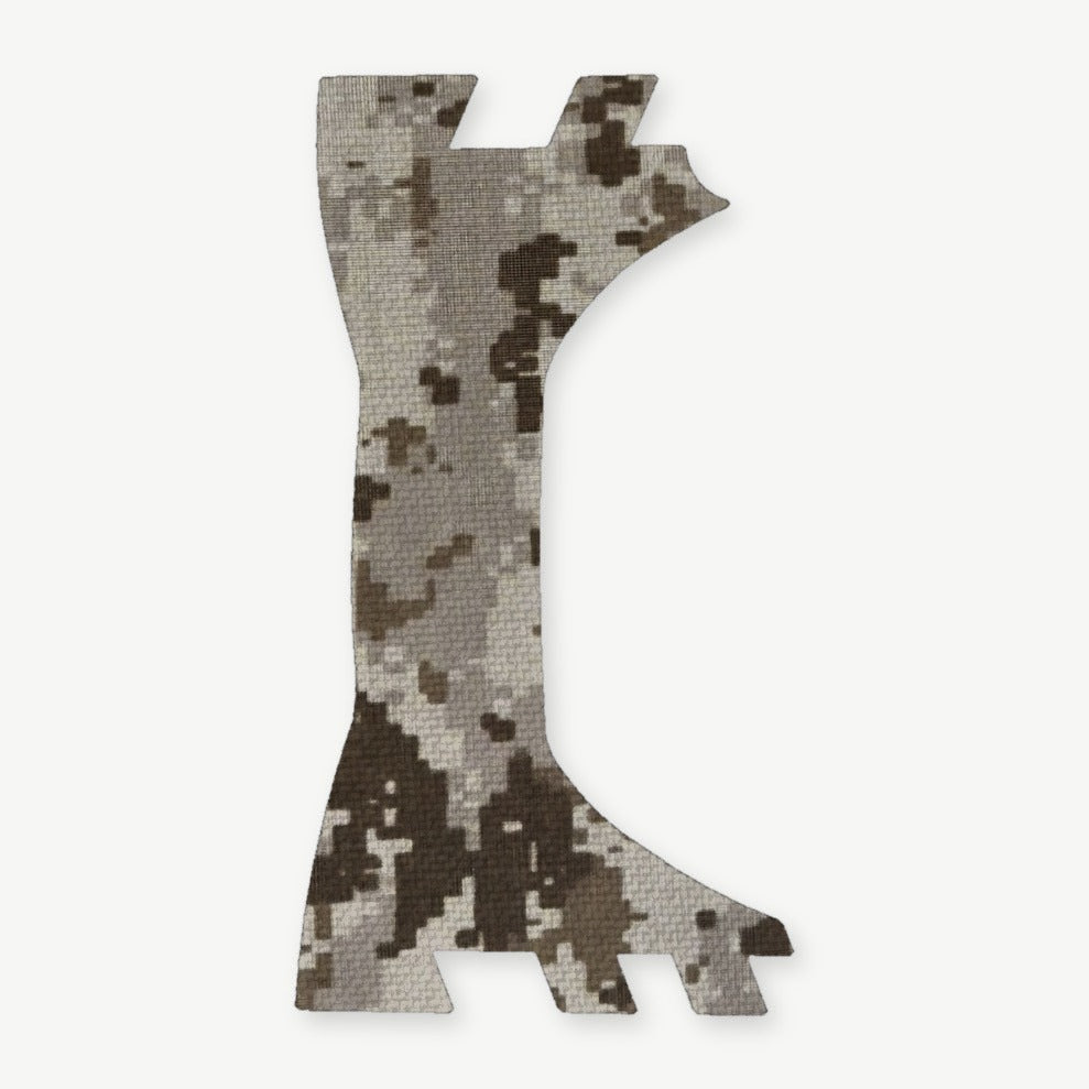 Optic Wrap Kit for Holosun SCS PDP - die-cut Cordura 1000D kit pieces in ACU (Desert) - Combat Textiles
