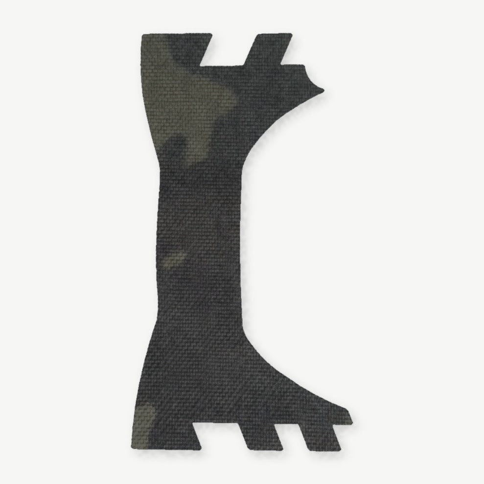 Optic Wrap Kit for Holosun SCS PDP - die-cut Cordura 1000D kit pieces in MultiCam Black - Combat Textiles