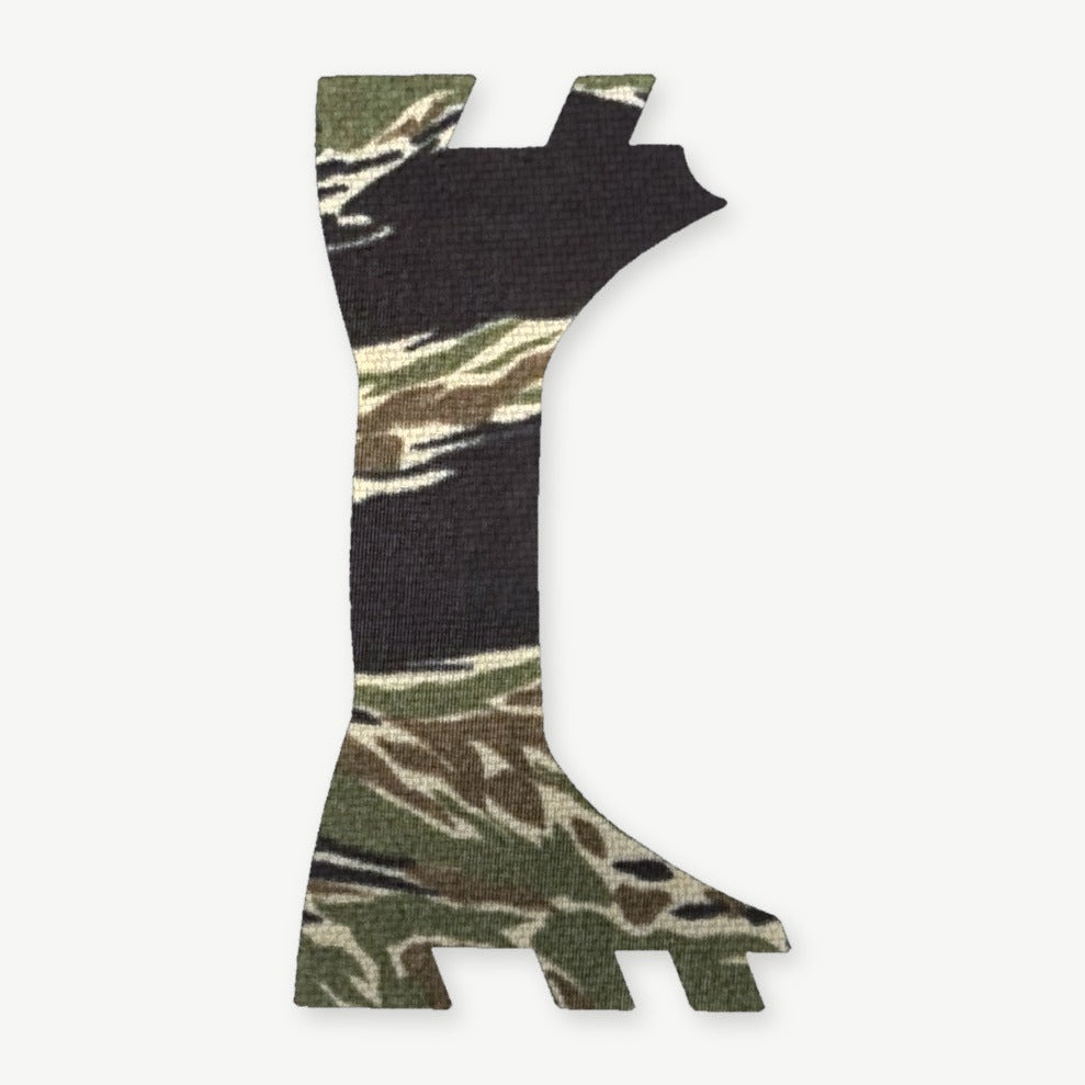 Optic Wrap Kit for Holosun SCS PDP - die-cut Cordura 1000D kit pieces in Tiger Stripe (Green/Black) - Combat Textiles