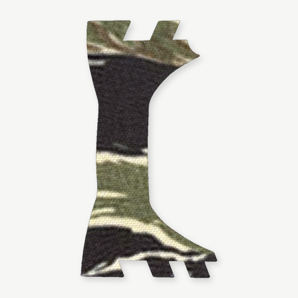 Optic Wrap Kit for Holosun SCS PDP - die-cut Cordura 1000D kit pieces in Tiger Stripe (Green/Black) - Combat Textiles