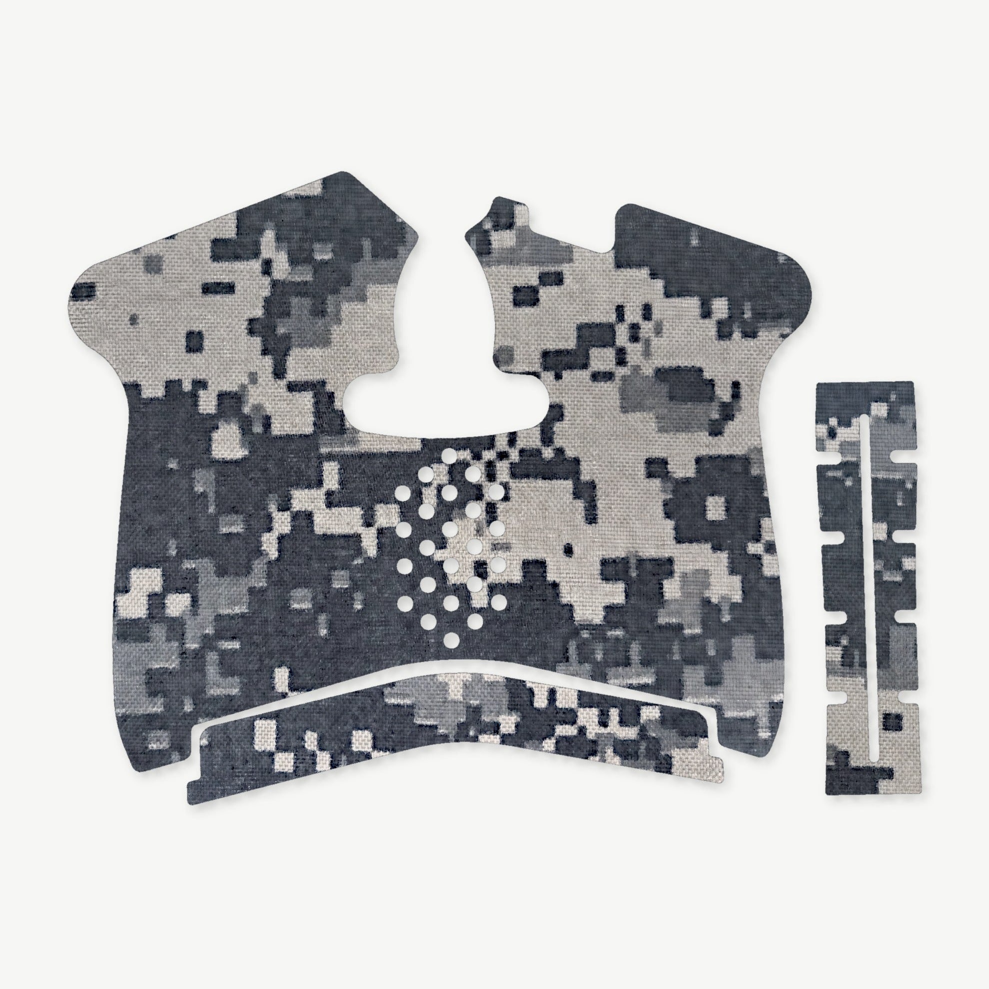 Grip Kit for Smith & Wesson M&P Shield 1.0 - die-cut Cordura 1000D kit pieces in ACU - Combat Textiles