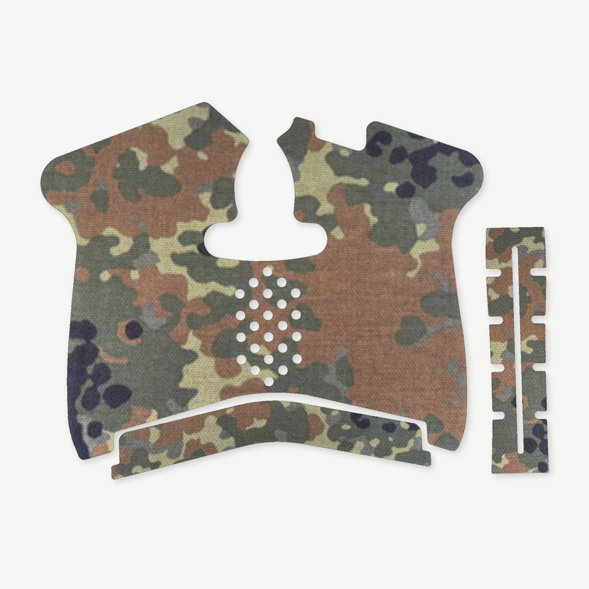 Grip Kit for Smith & Wesson M&P Shield 1.0 - die-cut Cordura 1000D kit pieces in Flecktarn - Combat Textiles
