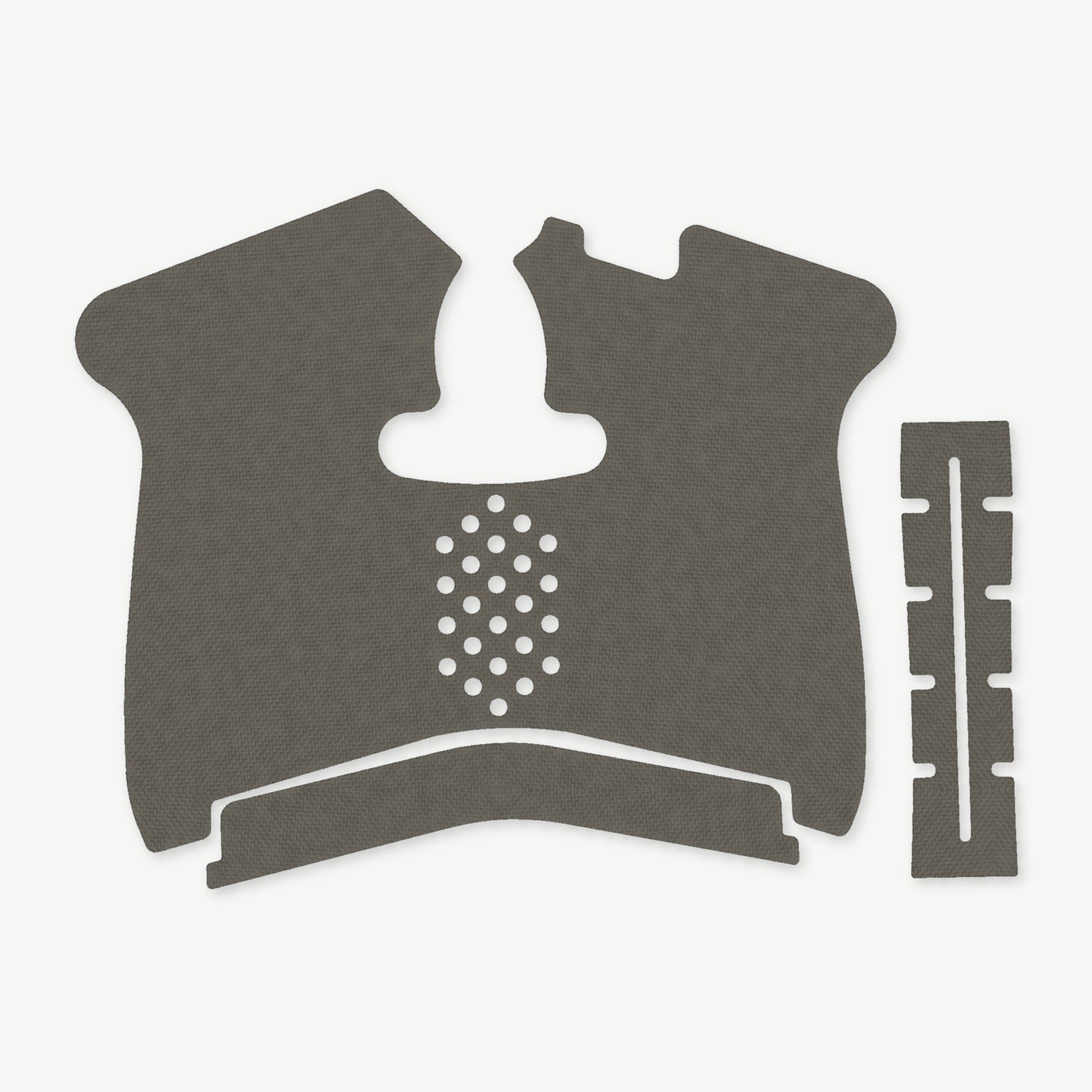 Grip Kit for Smith & Wesson M&P Shield 1.0 - die-cut Cordura 1000D kit pieces in Ranger Green - Combat Textiles