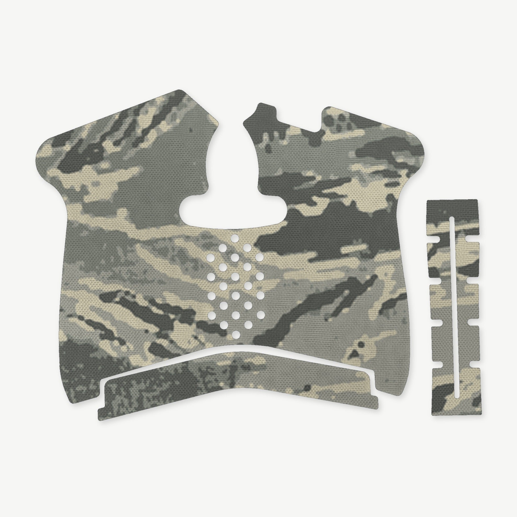 Grip Kit for Smith & Wesson M&P Shield 1.0 - die-cut Cordura 1000D kit pieces in Tiger Stripe (ABU) - Combat Textiles