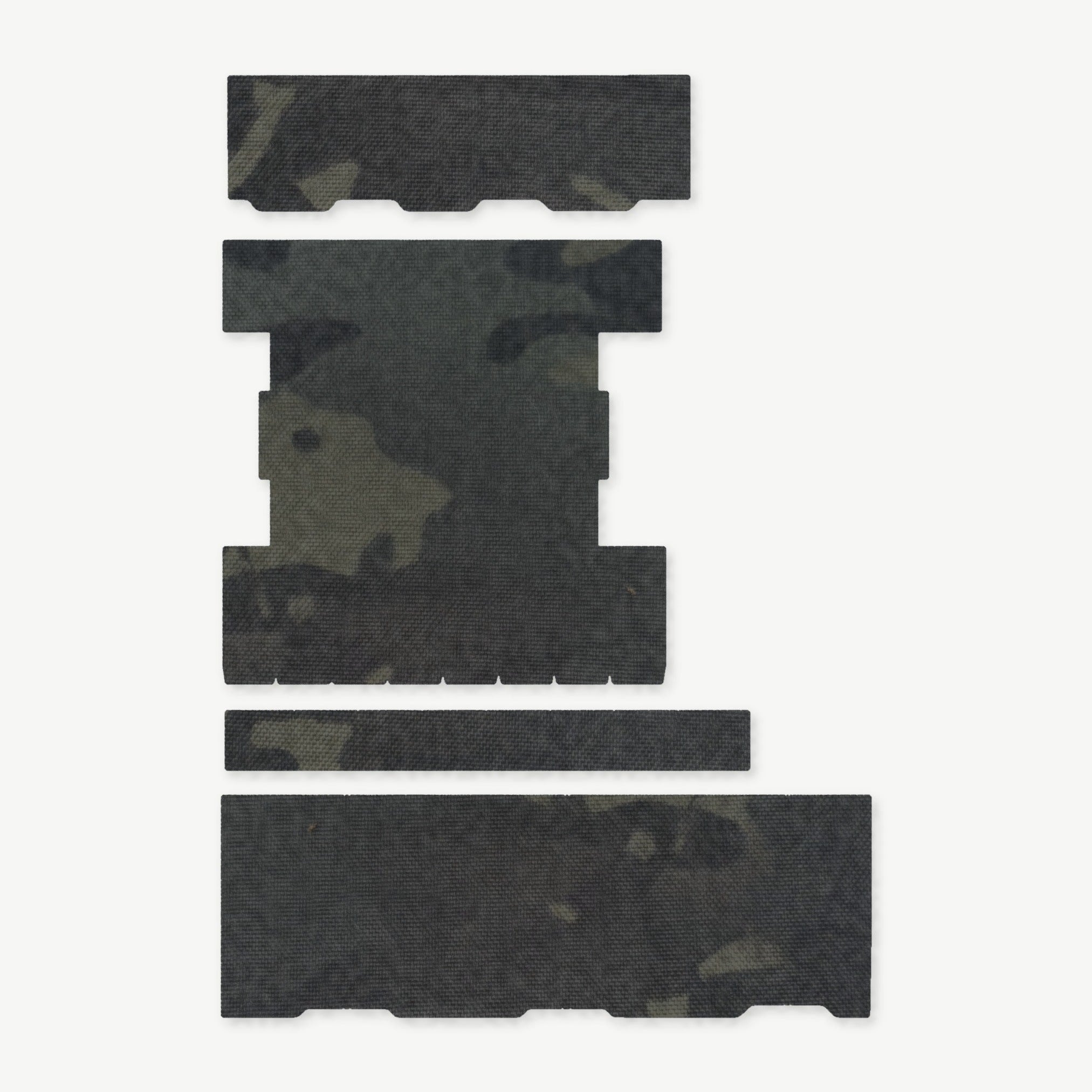 Light Wrap Kit for Streamlight ProTac Rail-Mount 2 - die-cut Cordura 1000D kit pieces in MultiCam Black - Combat Textiles