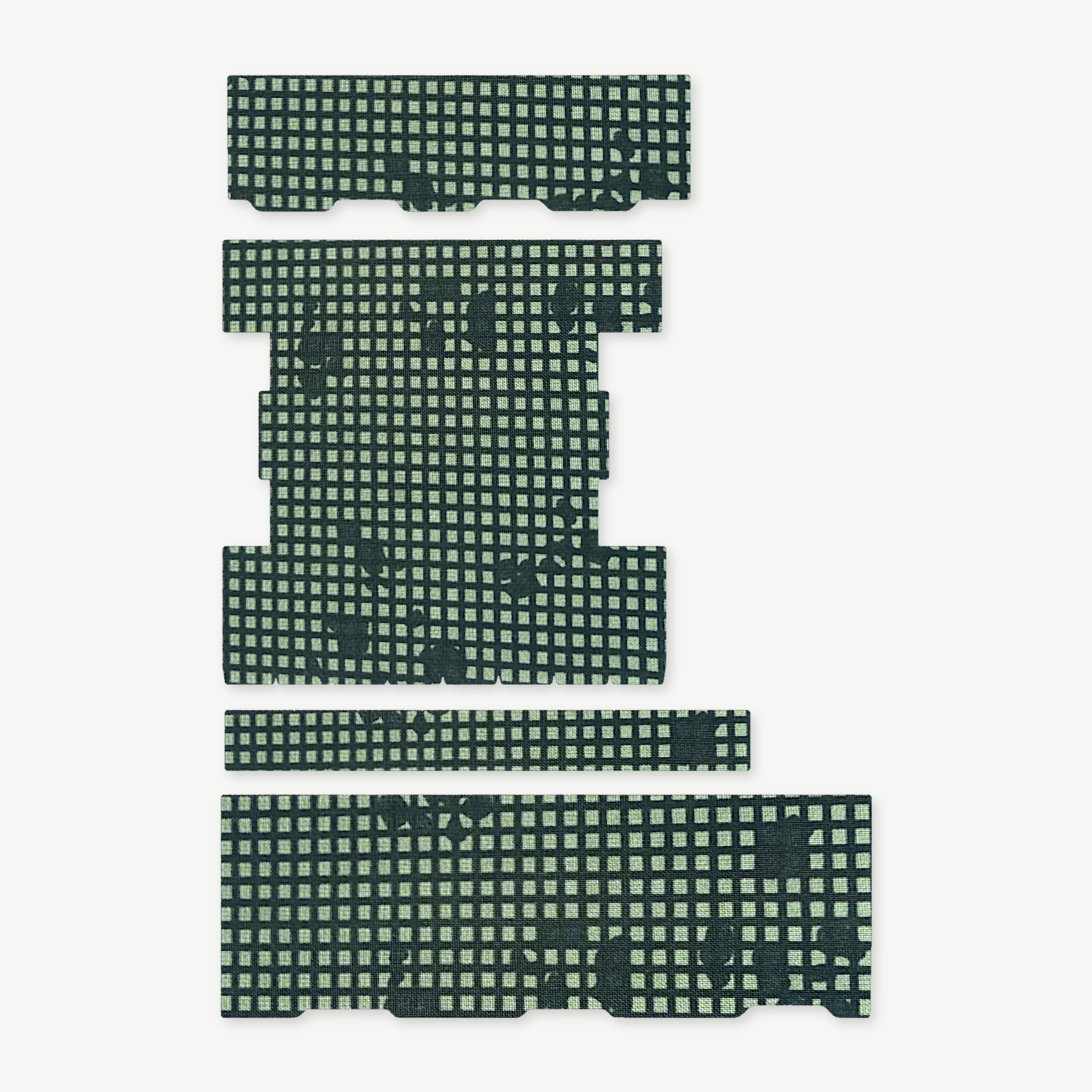 Light Wrap Kit for Streamlight ProTac Rail-Mount 2 - die-cut Cordura 1000D kit pieces in Desert Night Camo - Combat Textiles