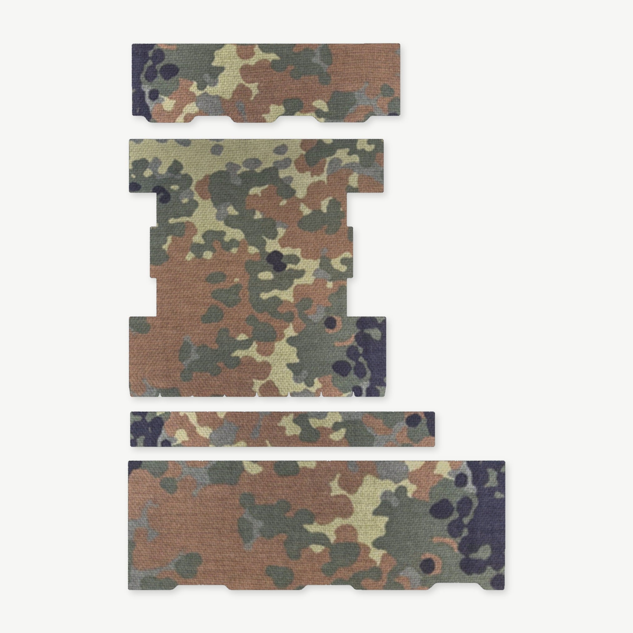 Light Wrap Kit for Streamlight ProTac Rail-Mount 2 - die-cut Cordura 1000D kit pieces in Flecktarn - Combat Textiles