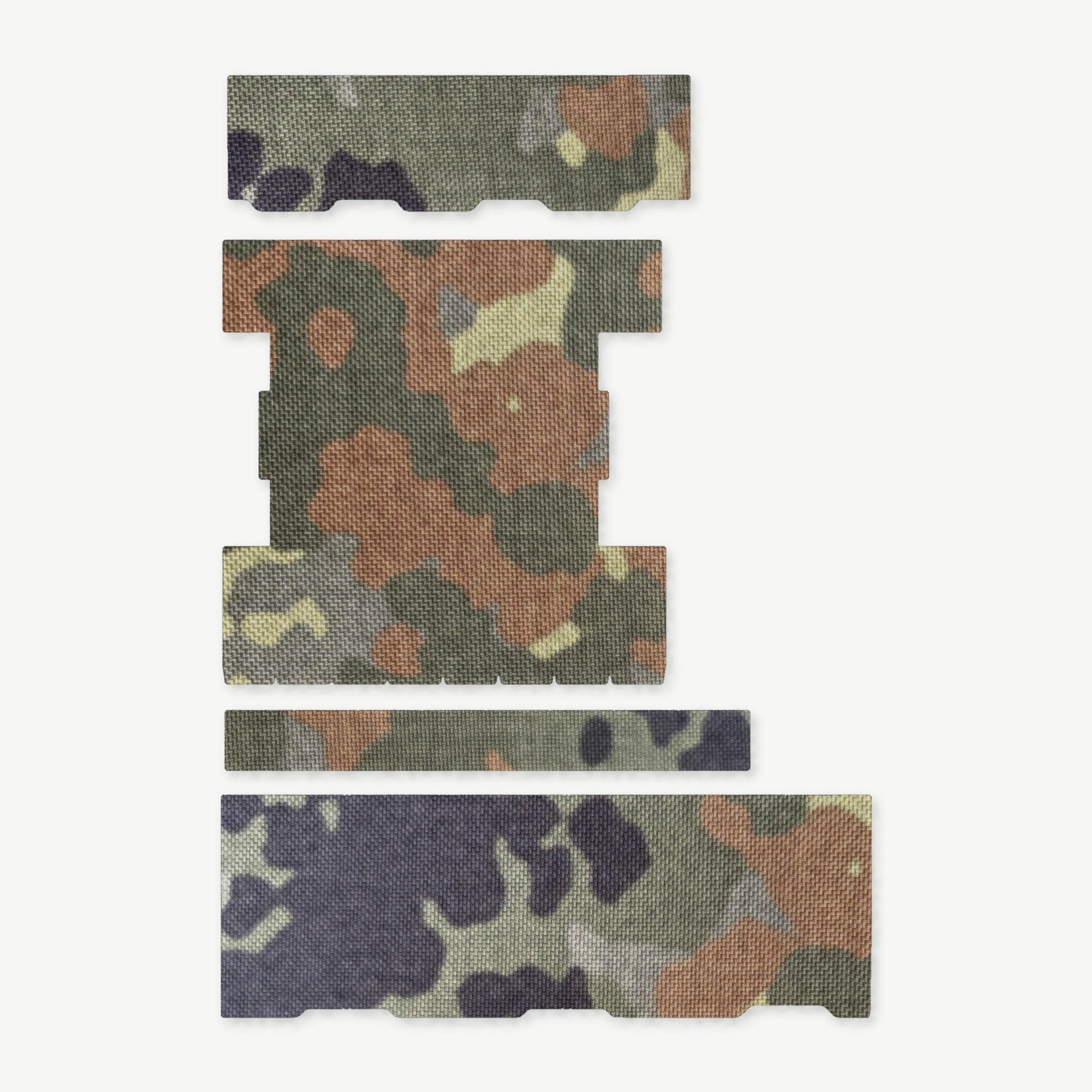 Light Wrap Kit for Streamlight ProTac Rail-Mount 2 - die-cut Cordura 1000D kit pieces in Flecktarn - Combat Textiles