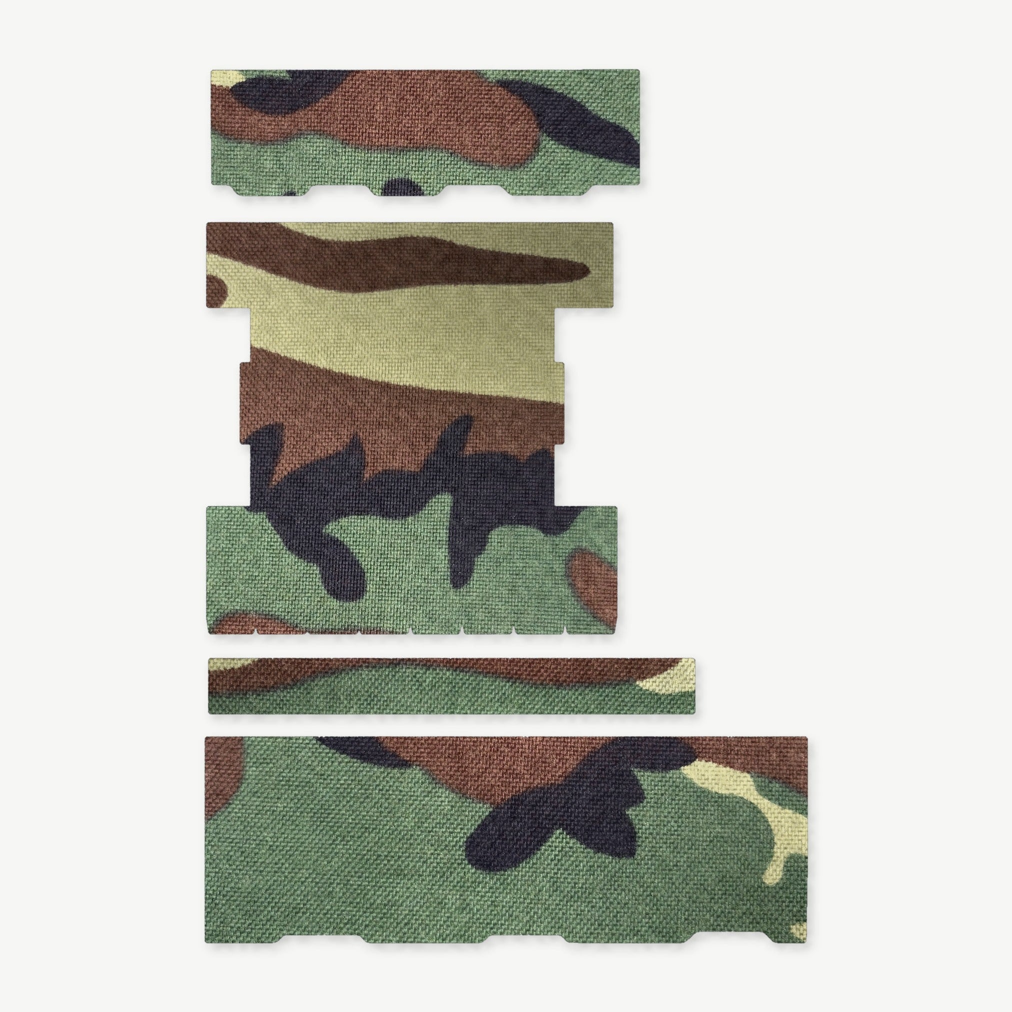 Light Wrap Kit for Streamlight ProTac Rail-Mount 2 - die-cut Cordura 1000D kit pieces in M81 Woodland - Combat Textiles