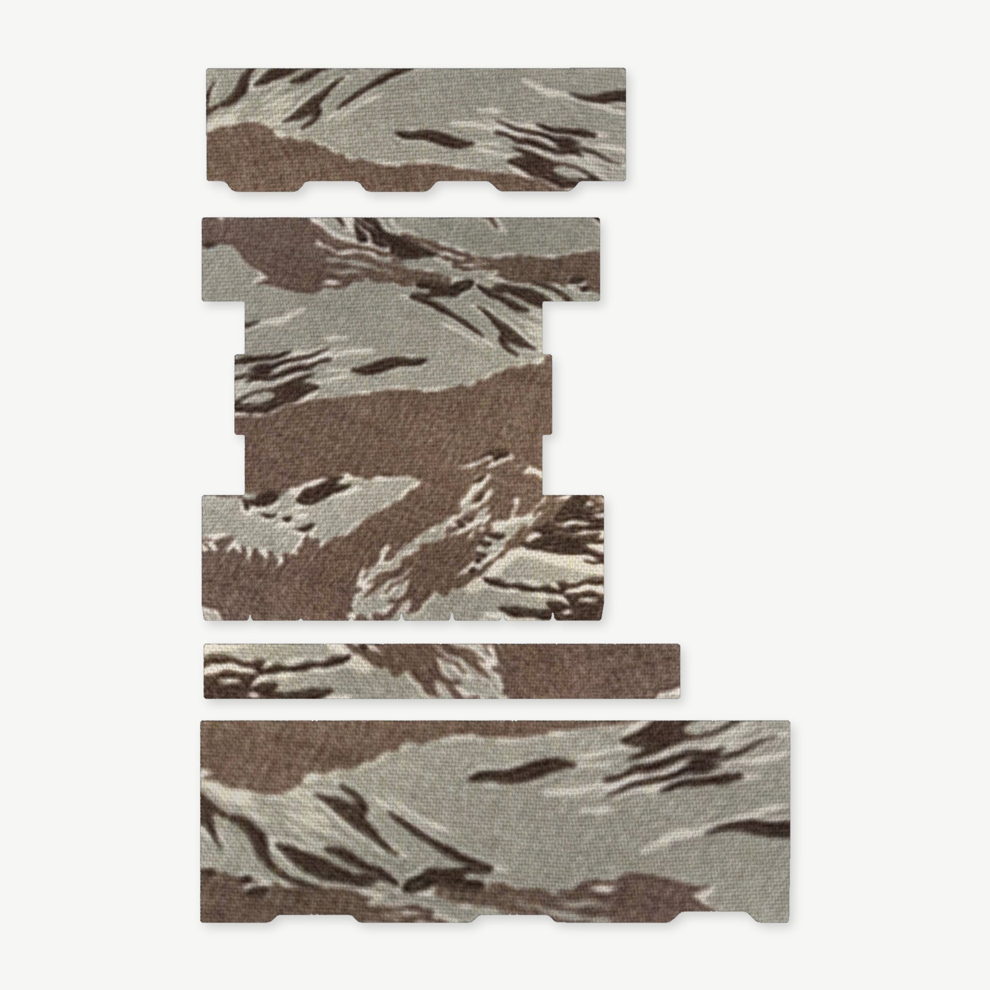 Light Wrap Kit for Streamlight ProTac Rail-Mount 2 - die-cut Cordura 1000D kit pieces in Tiger Stripe (ABU) - Combat Textiles