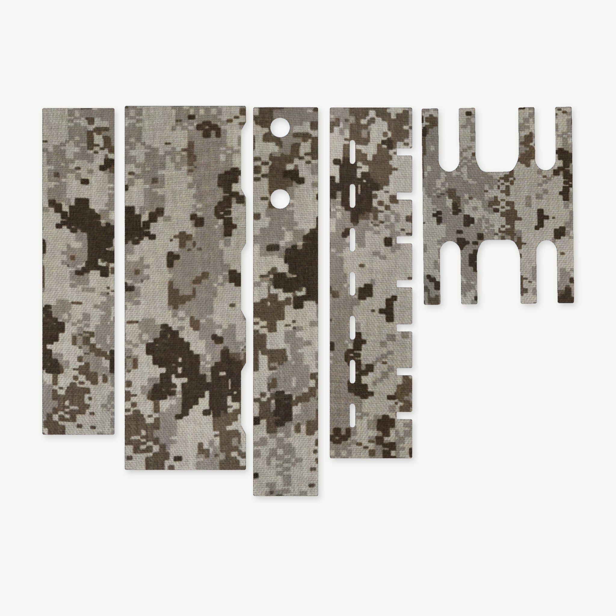 Light Wrap Kit for Streamlight ProTac HL-X Laser - die-cut Cordura 1000D kit pieces in ACU (Desert) - Combat Textiles
