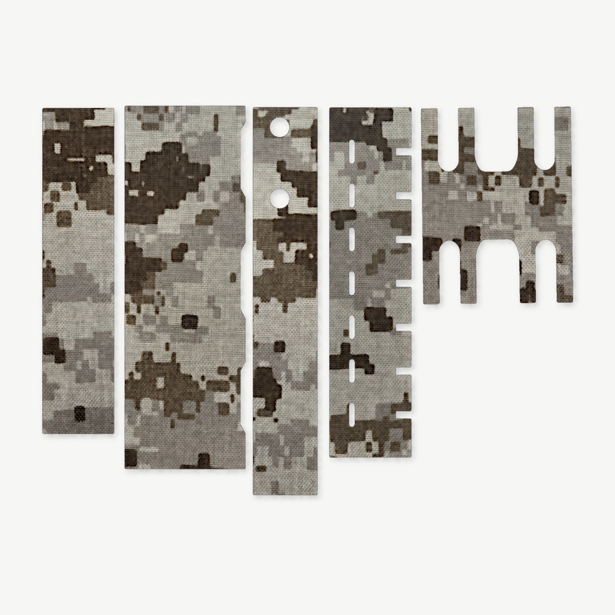 Light Wrap Kit for Streamlight ProTac HL-X Laser - die-cut Cordura 1000D kit pieces in ACU (Desert) - Combat Textiles