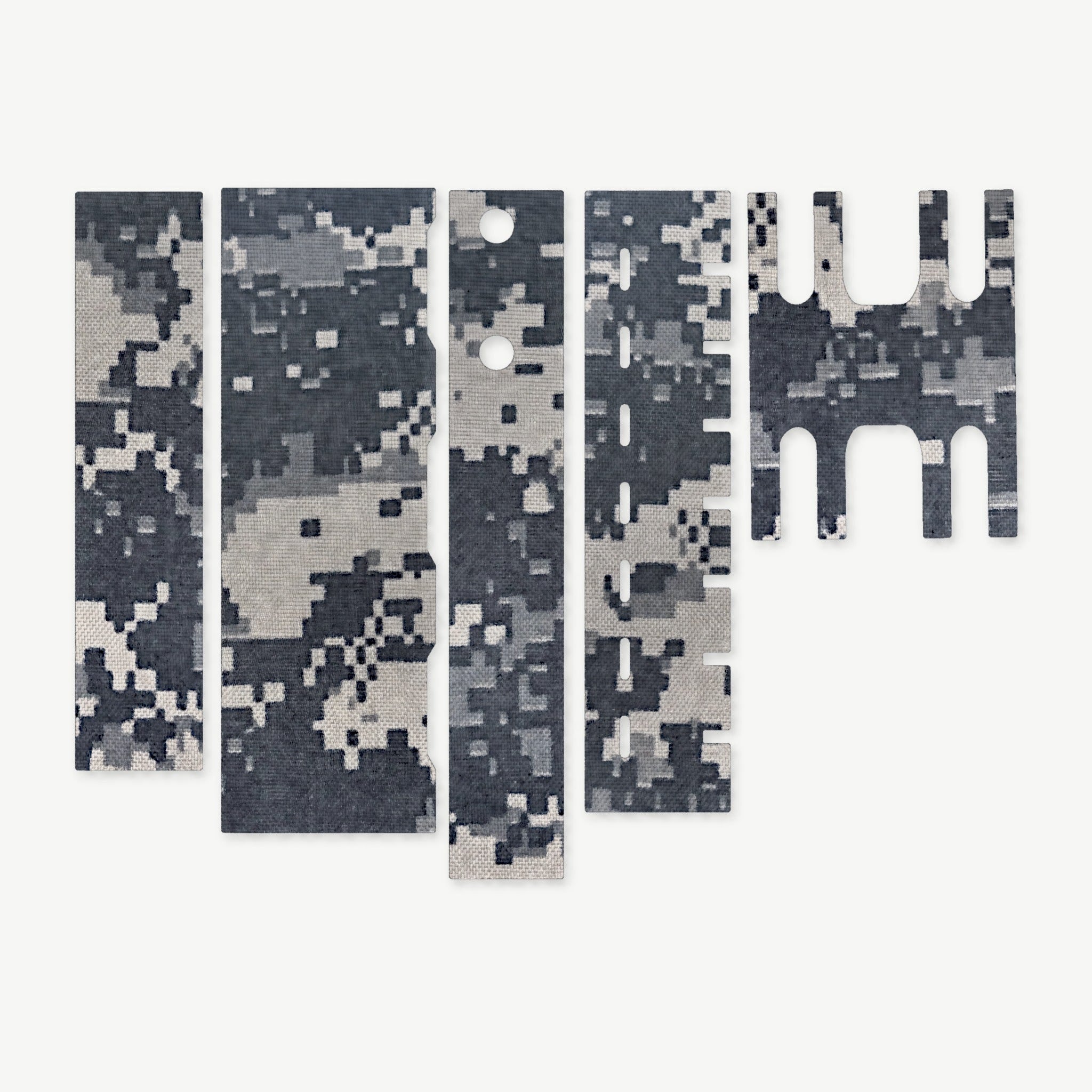 Light Wrap Kit for Streamlight ProTac HL-X Laser - die-cut Cordura 1000D kit pieces in ACU - Combat Textiles