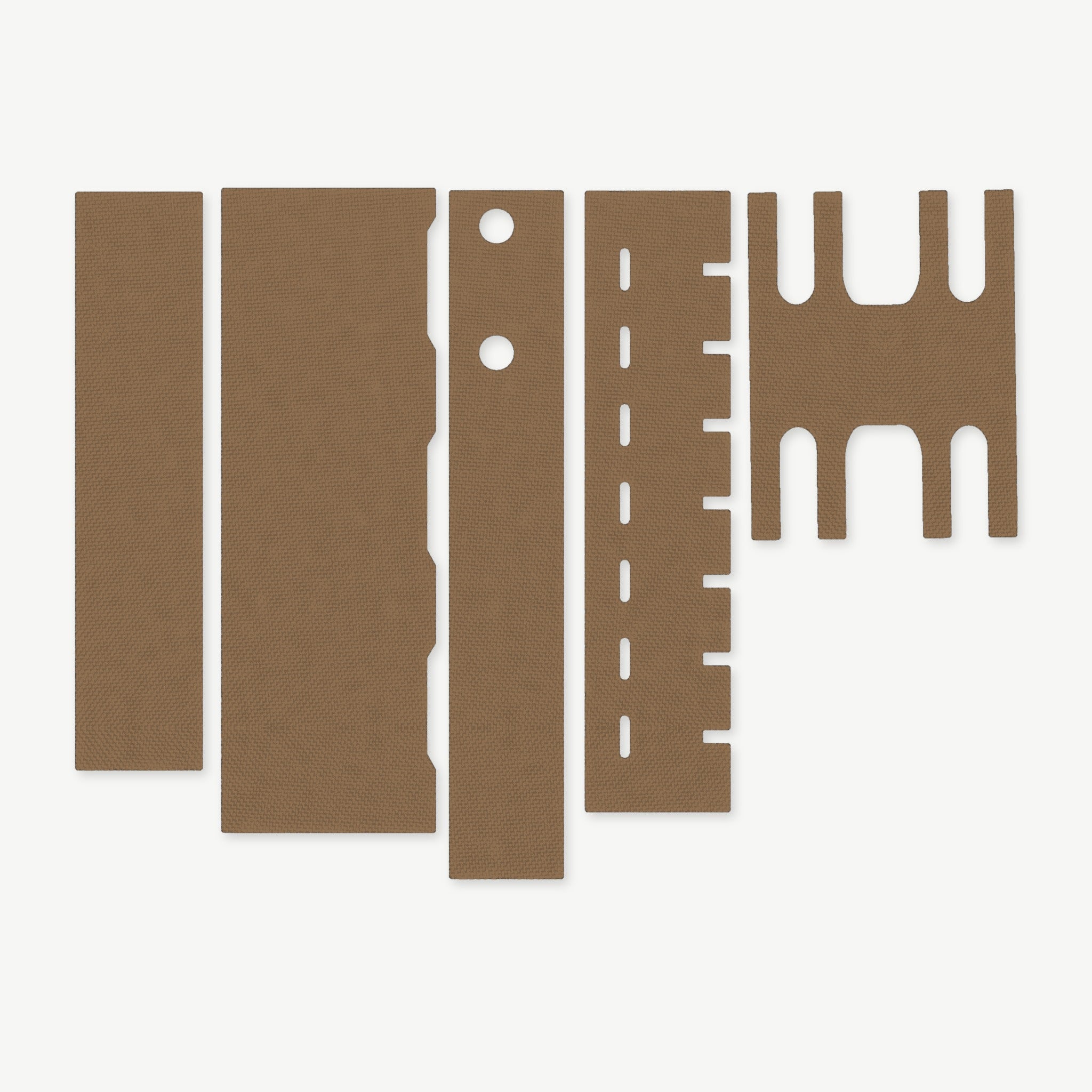 Light Wrap Kit for Streamlight ProTac HL-X Laser - die-cut Cordura 1000D kit pieces in Coyote - Combat Textiles
