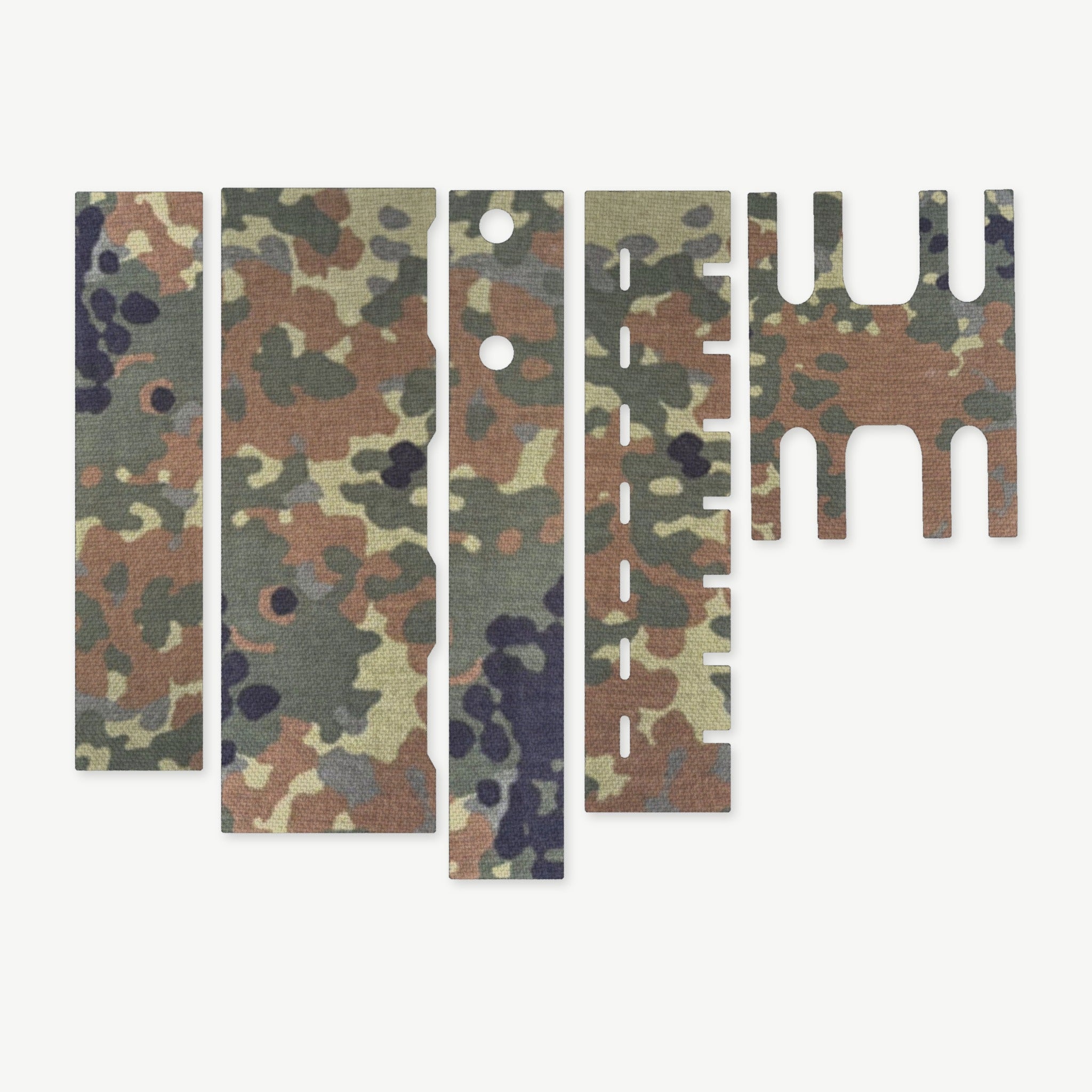 Light Wrap Kit for Streamlight ProTac HL-X Laser - die-cut Cordura 1000D kit pieces in Flecktarn - Combat Textiles