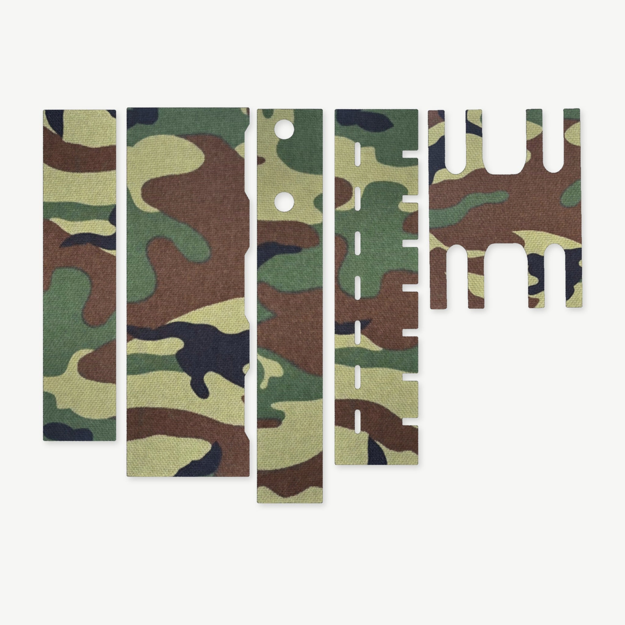 Light Wrap Kit for Streamlight ProTac HL-X Laser - die-cut Cordura 1000D kit pieces in M81 Woodland - Combat Textiles