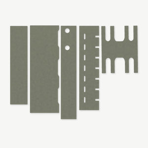 Light Wrap Kit for Streamlight ProTac HL-X Laser - die-cut Cordura 1000D kit pieces in OD Green - Combat Textiles