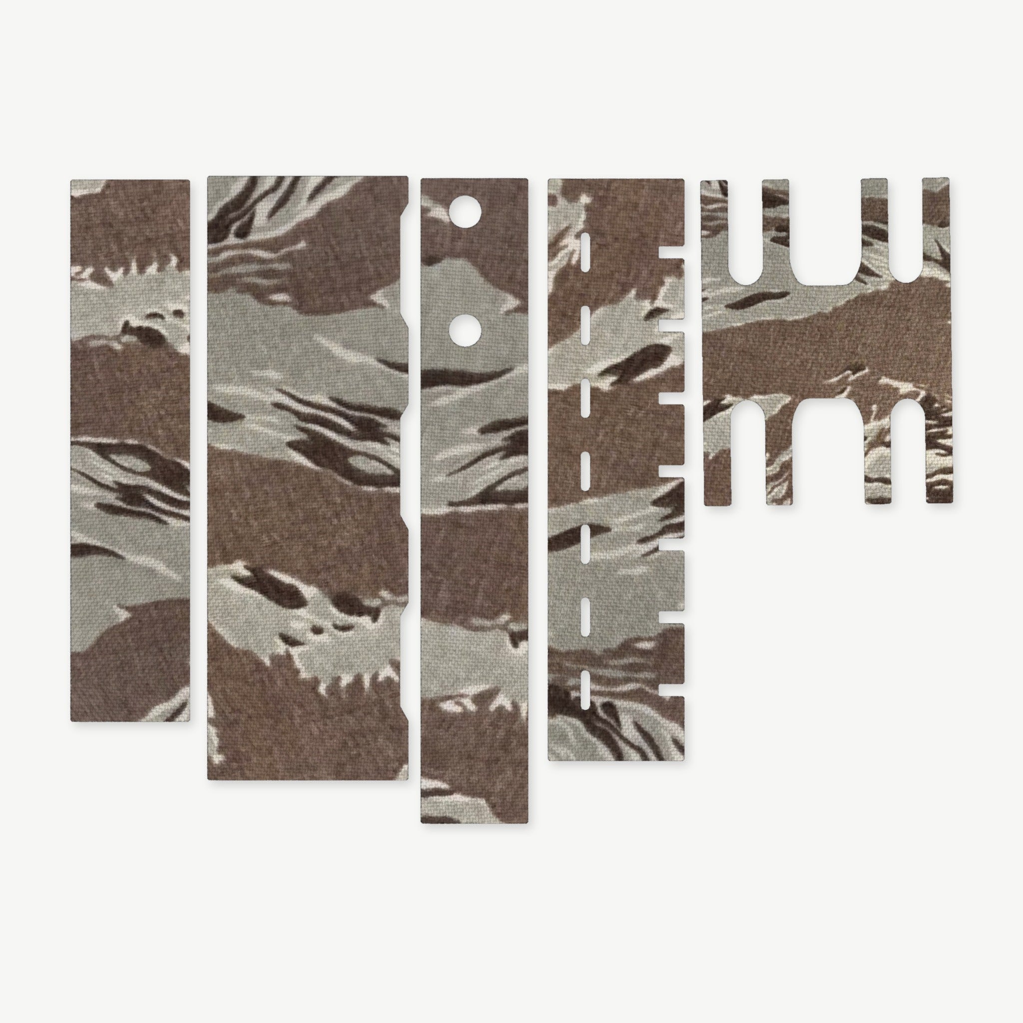 Light Wrap Kit for Streamlight ProTac HL-X Laser - die-cut Cordura 1000D kit pieces in Tiger Stripe (ABU) - Combat Textiles