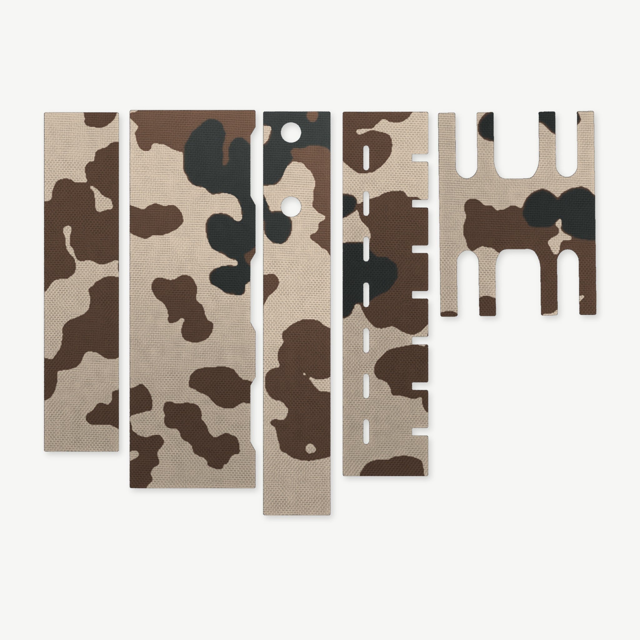 Light Wrap Kit for Streamlight ProTac HL-X Laser - die-cut Cordura 1000D kit pieces in Tropentarn - Combat Textiles