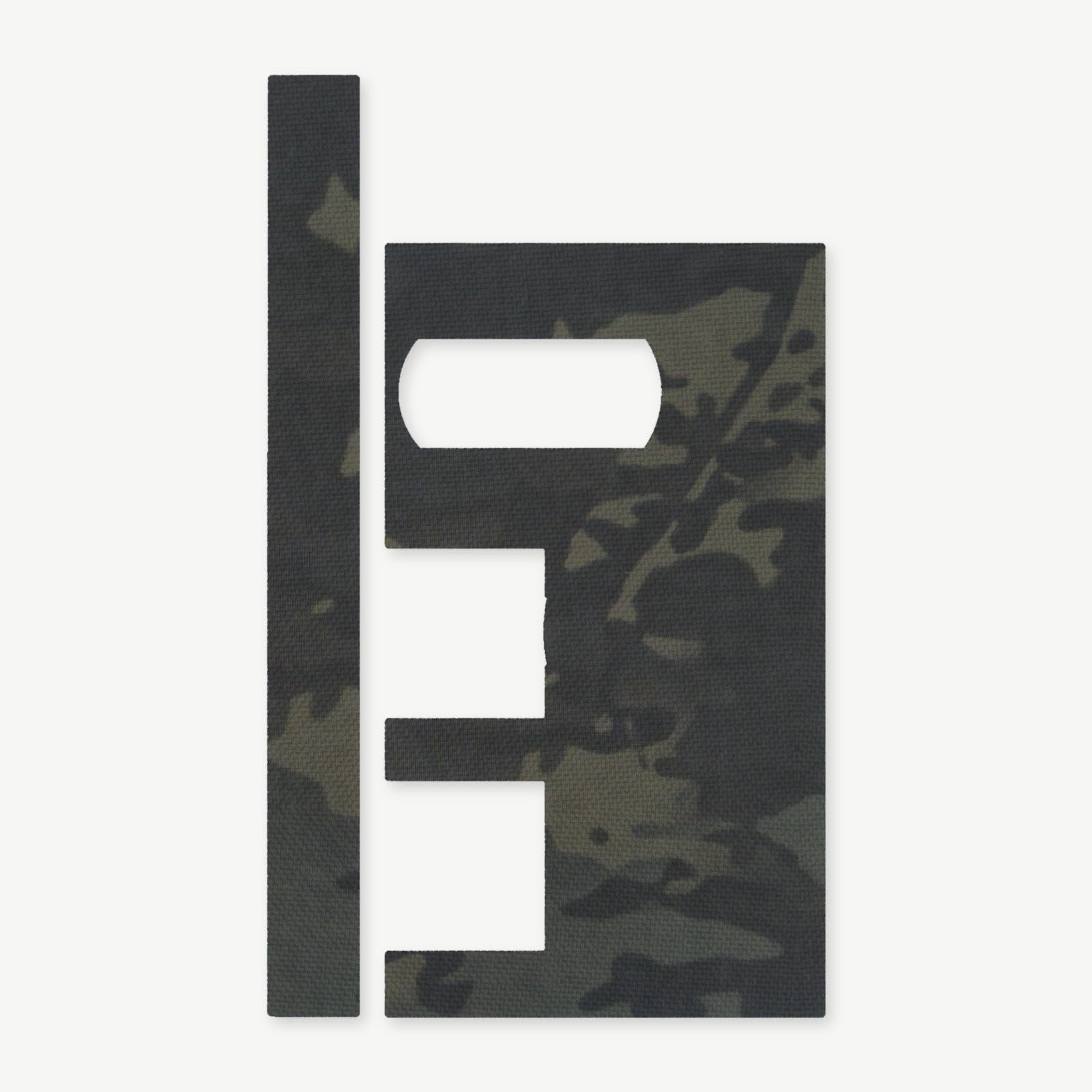 Optic Wrap Kit for Trijicon 3x Magnifier for MRO - die-cut Cordura 1000D kit pieces in MultiCam Black - Combat Textiles