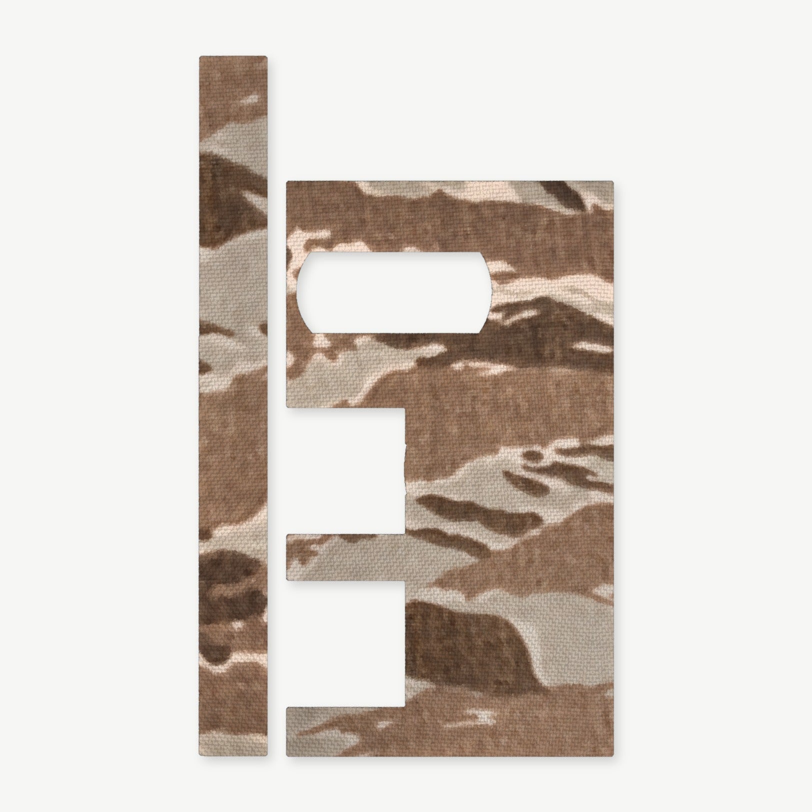 Optic Wrap Kit for Trijicon 3x Magnifier for MRO - die-cut Cordura 1000D kit pieces in Tiger Stripe (Desert) - Combat Textiles