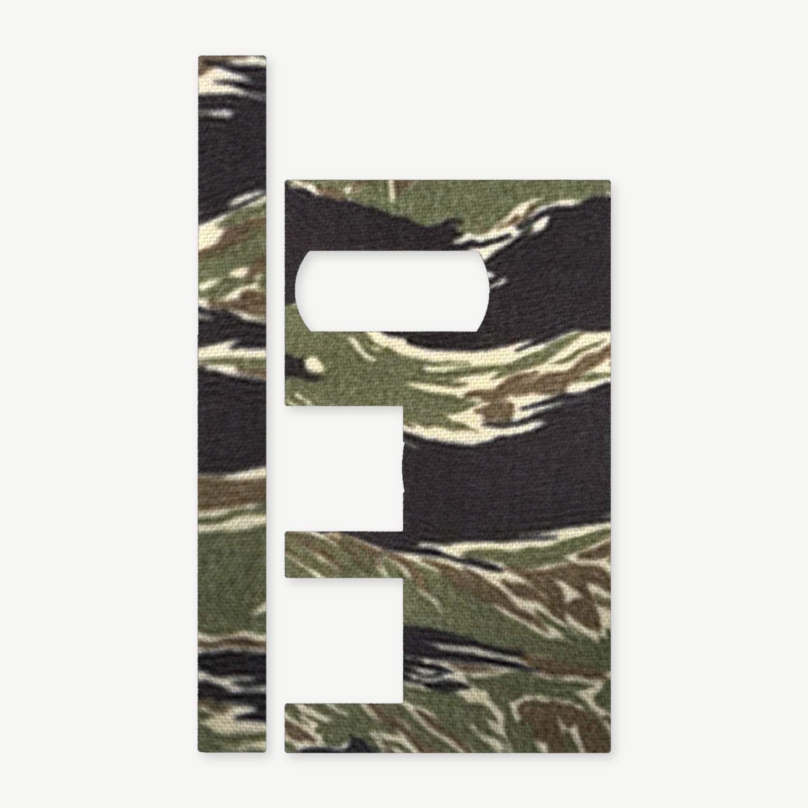 Optic Wrap Kit for Trijicon 3x Magnifier for MRO - die-cut Cordura 1000D kit pieces in Tiger Stripe (Green/Black) - Combat Textiles