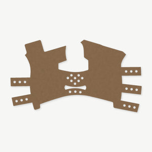 Grip Kit for Smith & Wesson Bodyguard - die-cut Cordura 1000D kit pieces in Coyote - Combat Textiles